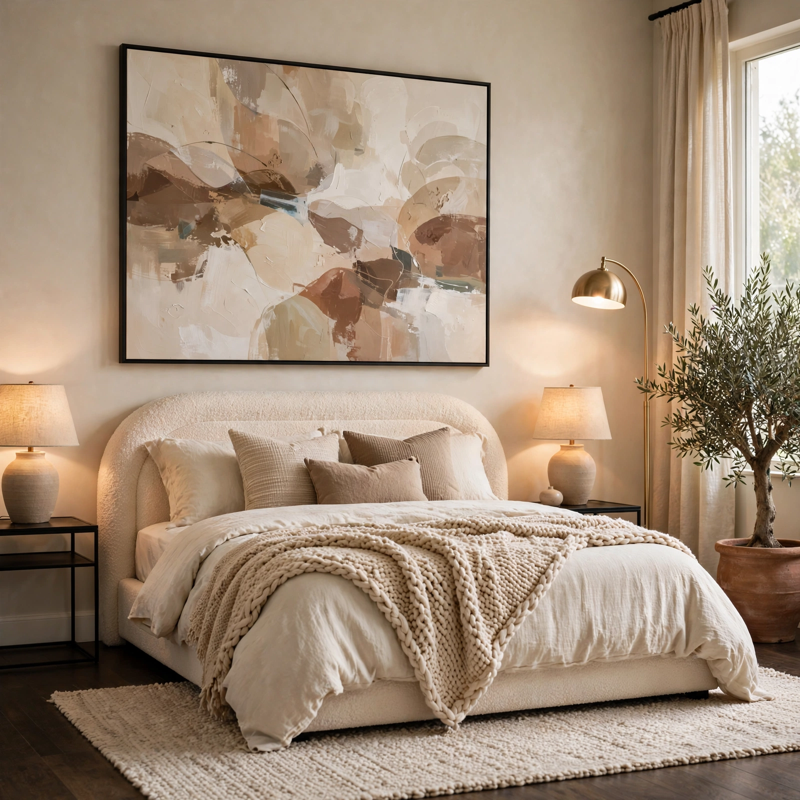 11. Abstract Canvas Art for Room Decor Bedroom