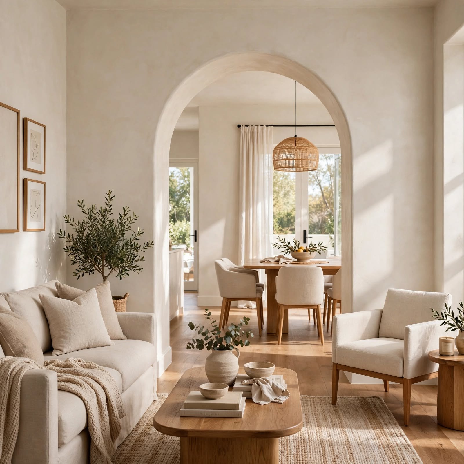 7. Arched Interior Doorway for Apartment Interior