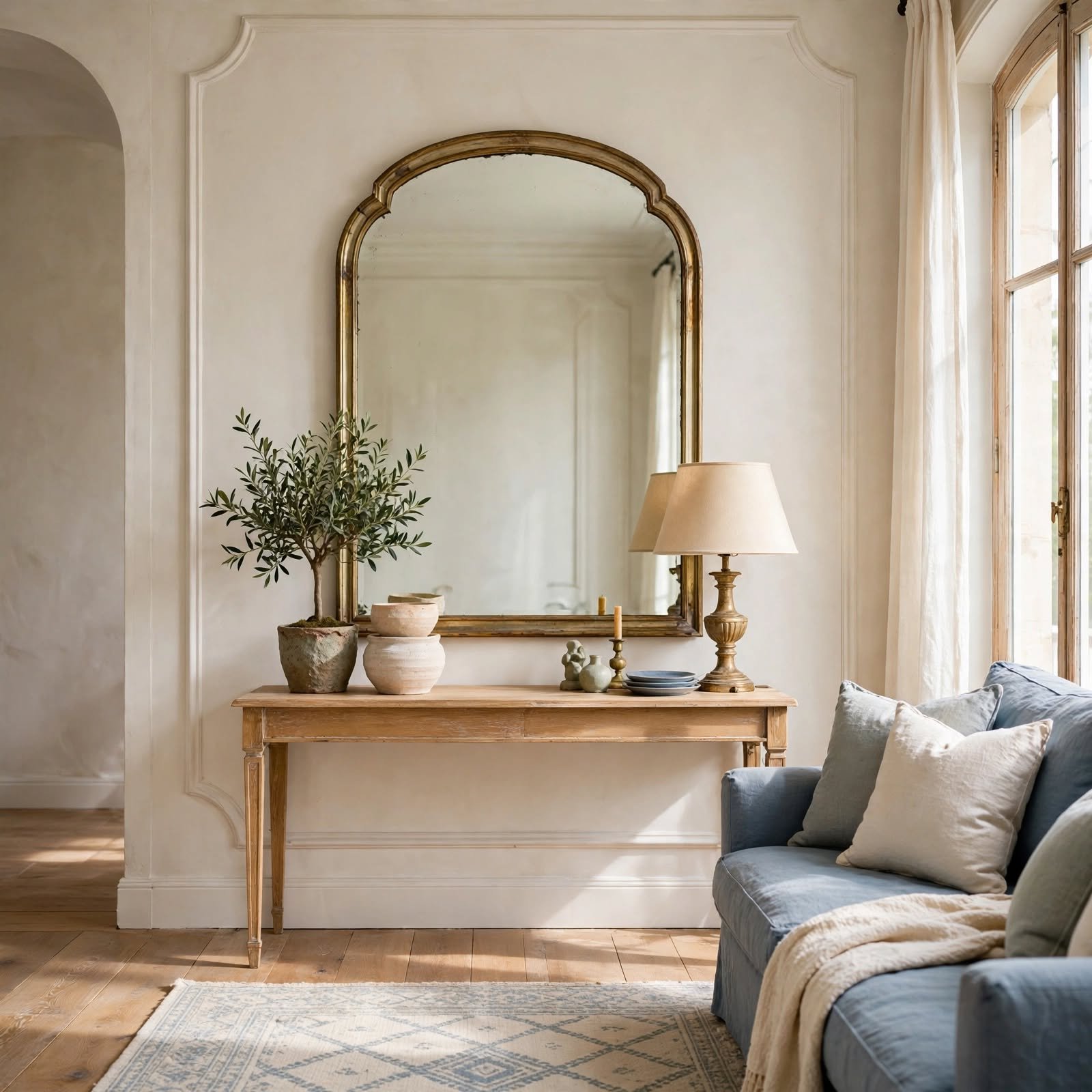 1. Arched Wall Mirror for Wall Decor