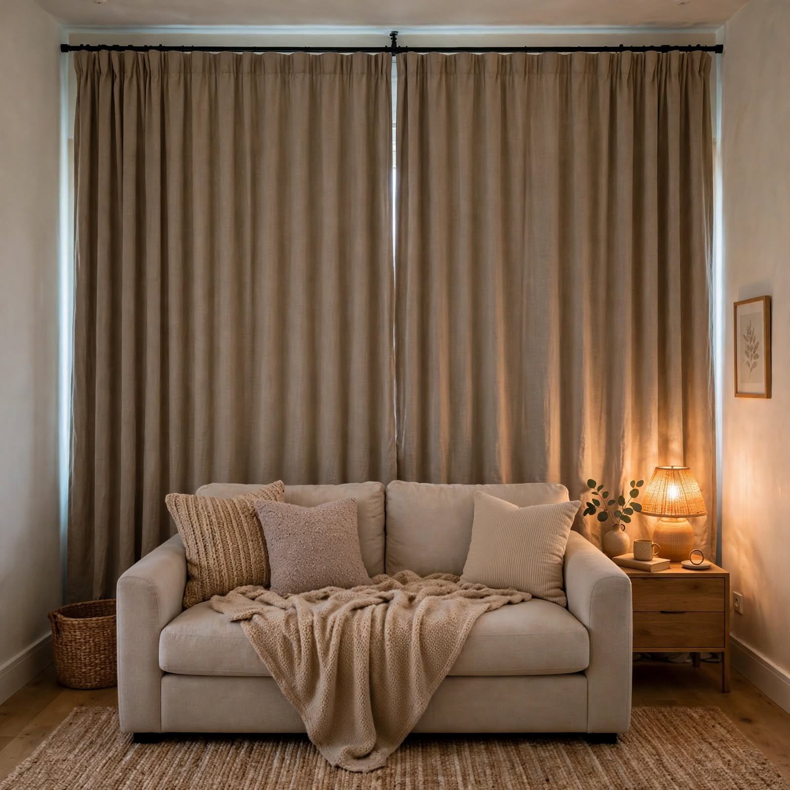 7. Blackout Curtain Upgrade for Apartment Ideas