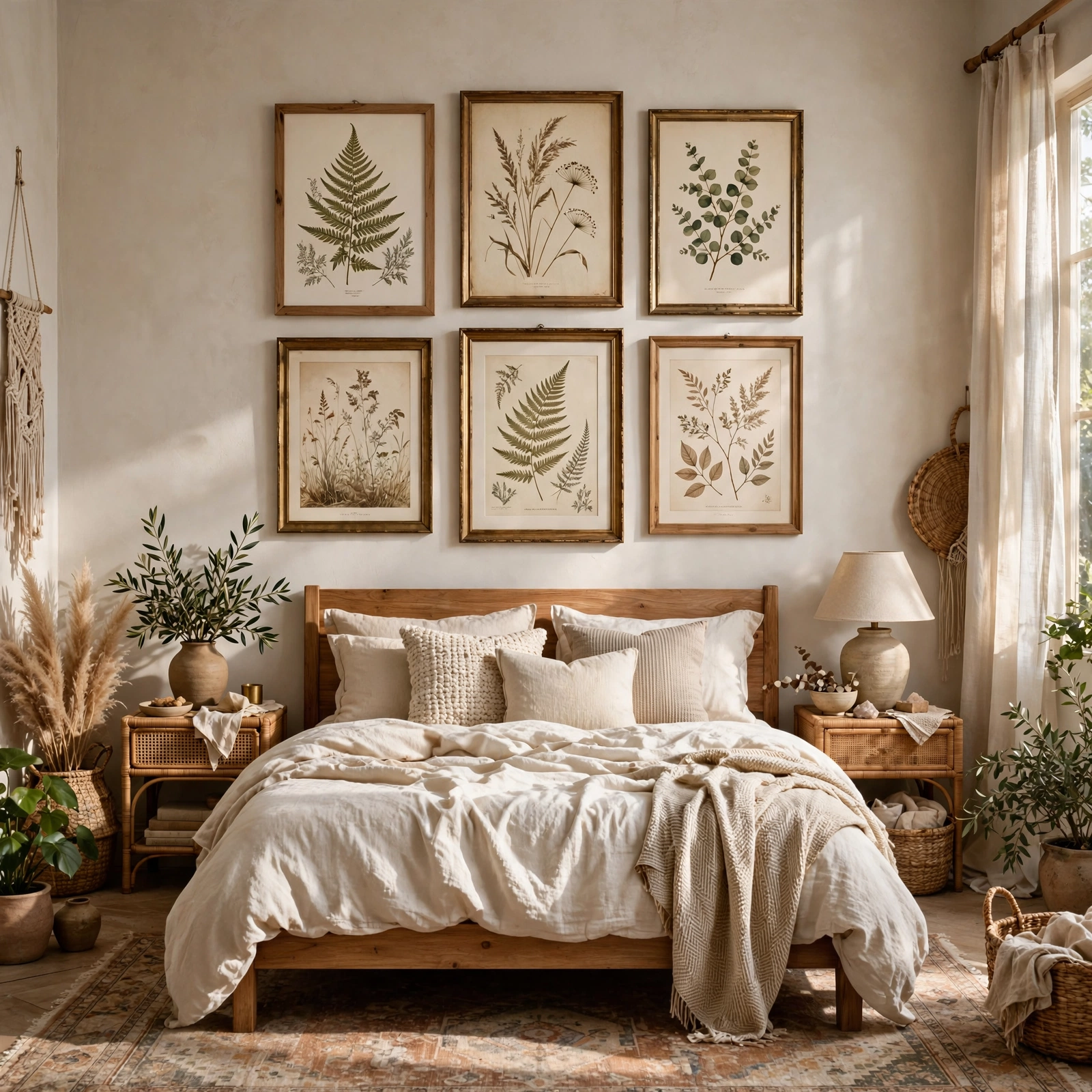14. Botanical Gallery Print for a Boho Bedroom