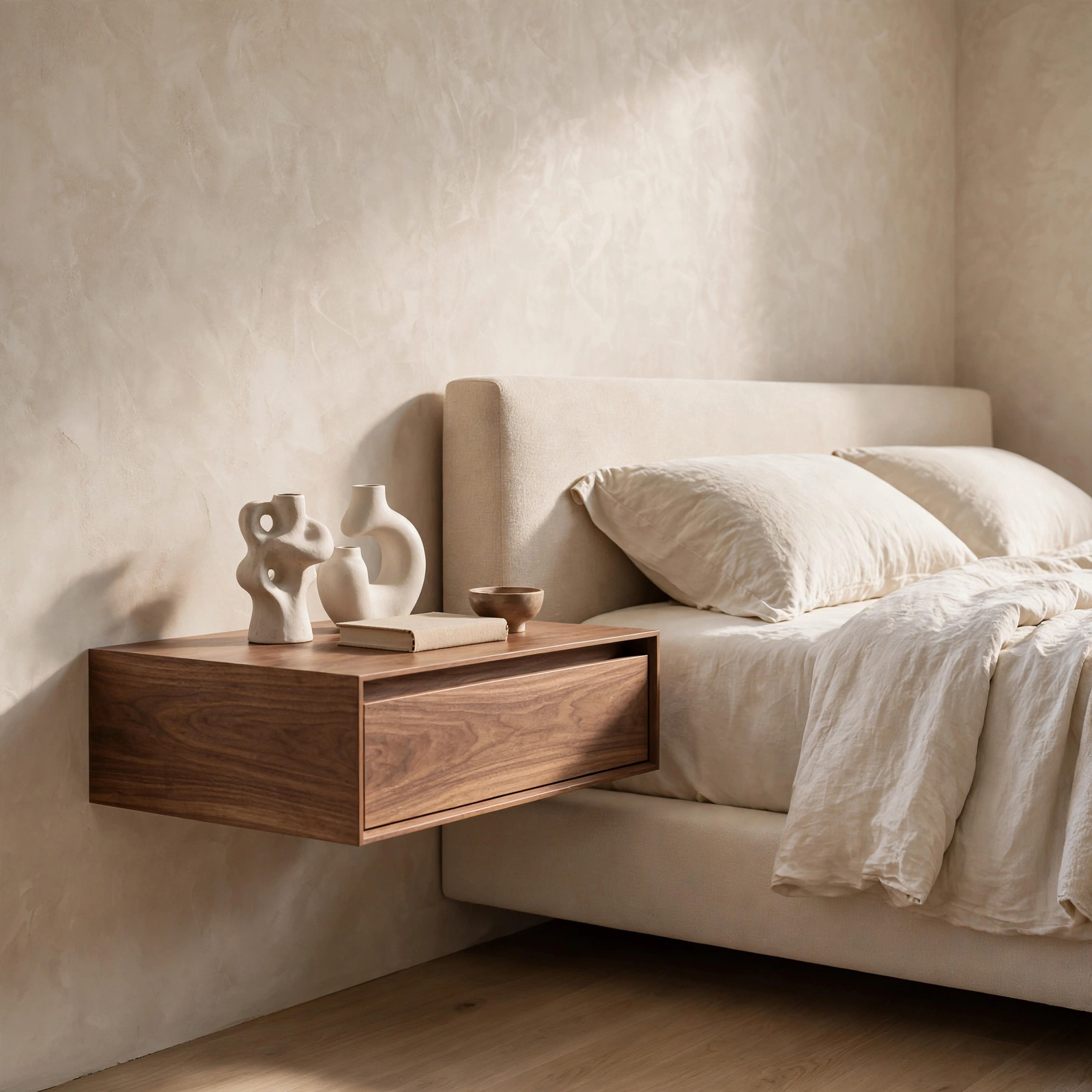 5. Cantilevered Nightstand for Modern Bedroom