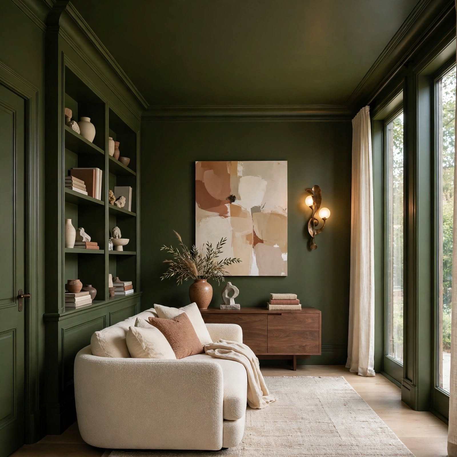 1. Color Drenching Technique for Wall Decor Design