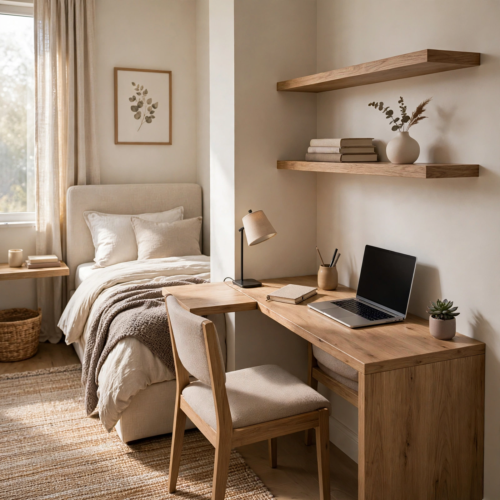 16. Compact Corner Desk for Small Rooms