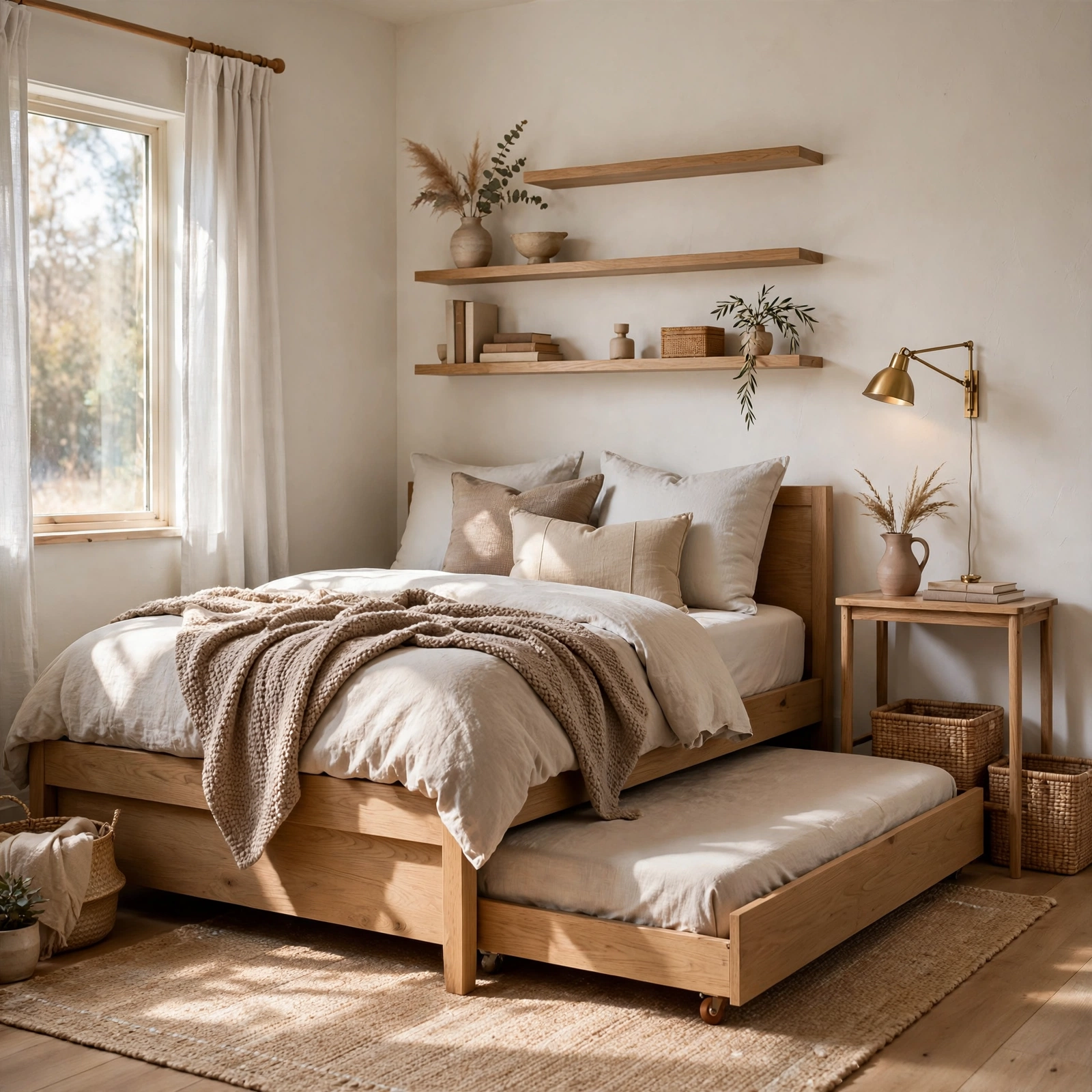 1. Daybed With Trundle for Small Rooms
