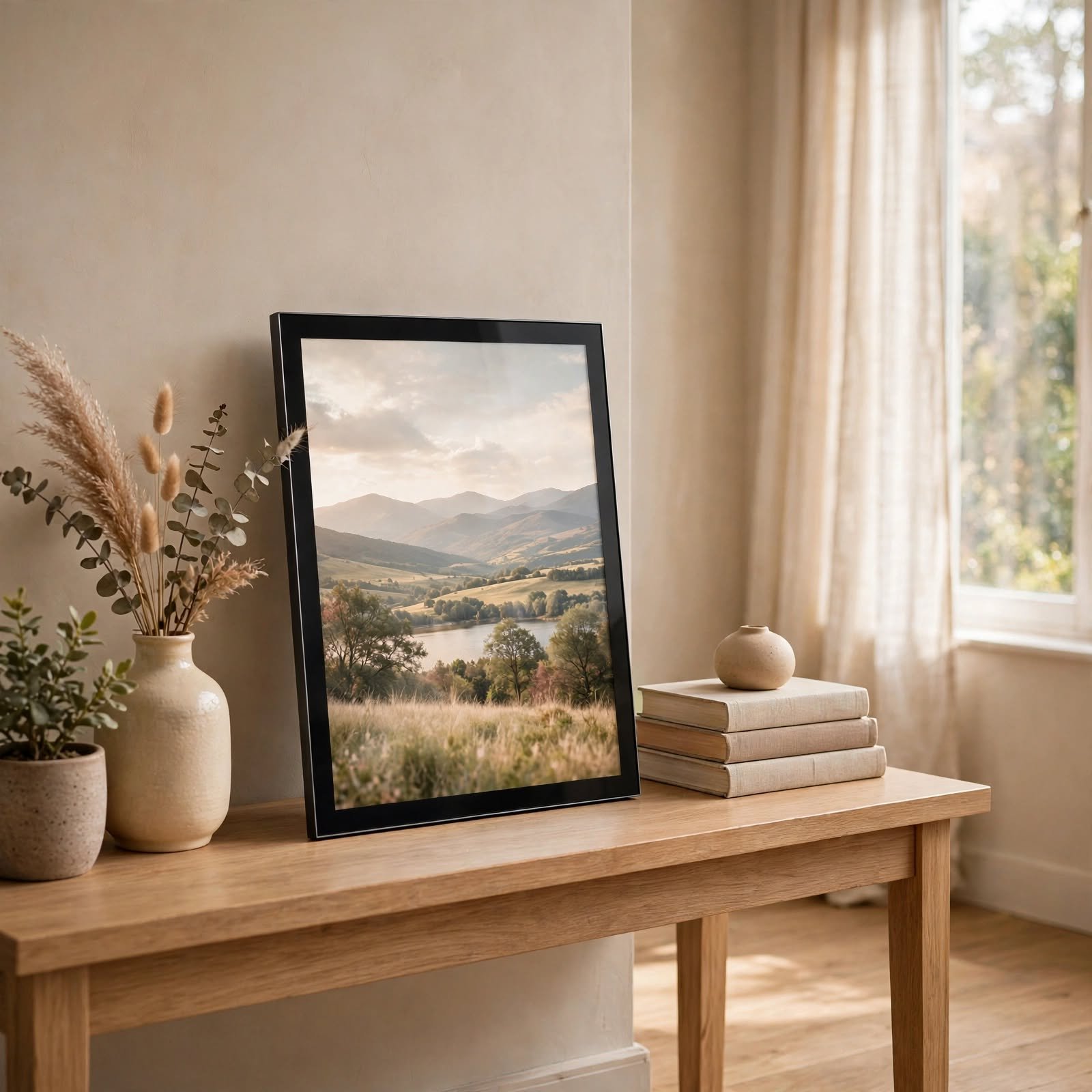 10. Digital Photo Frame Display for Apartment Ideas
