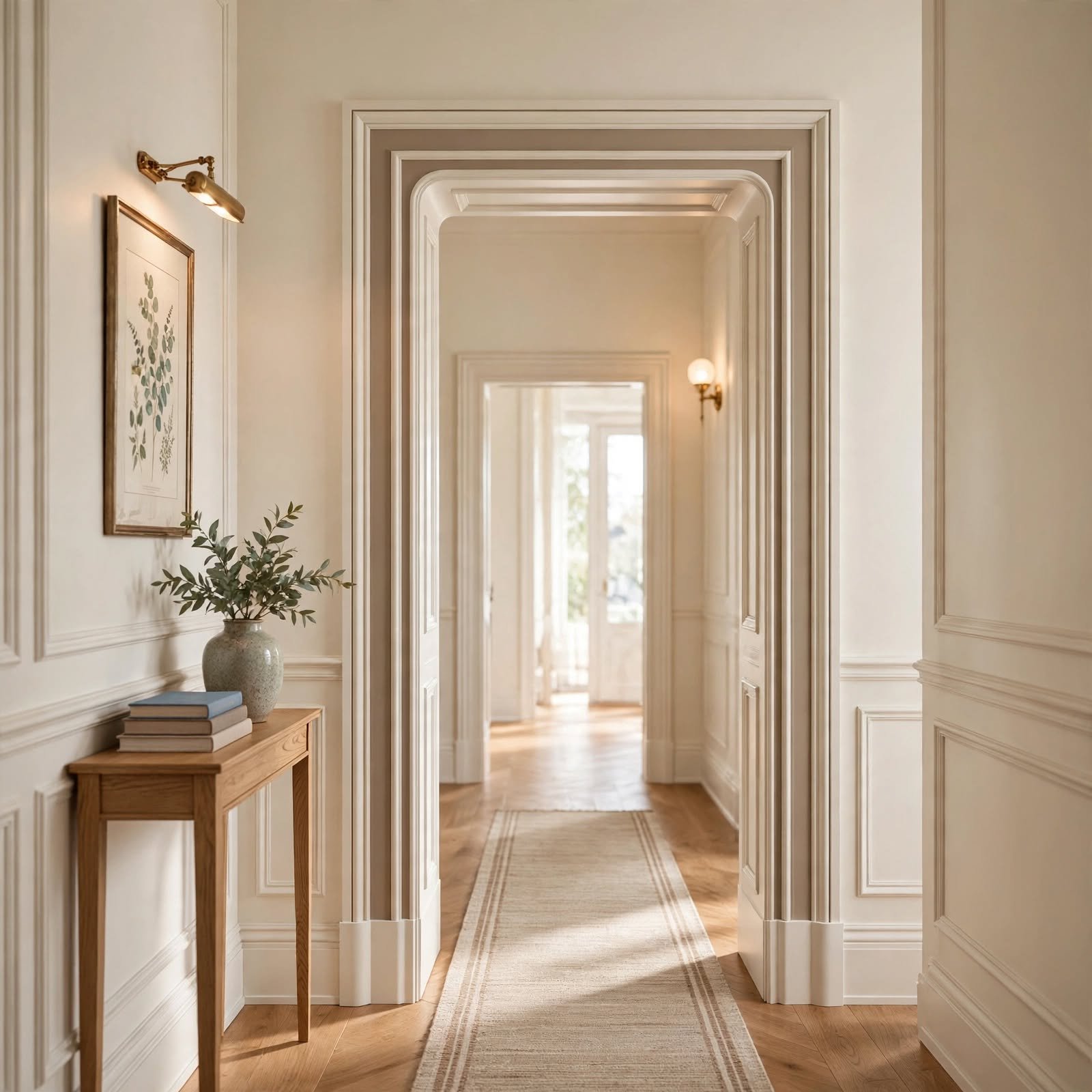 15. Doorway Trim Molding Detail for Hallway Wall Decor Ideas