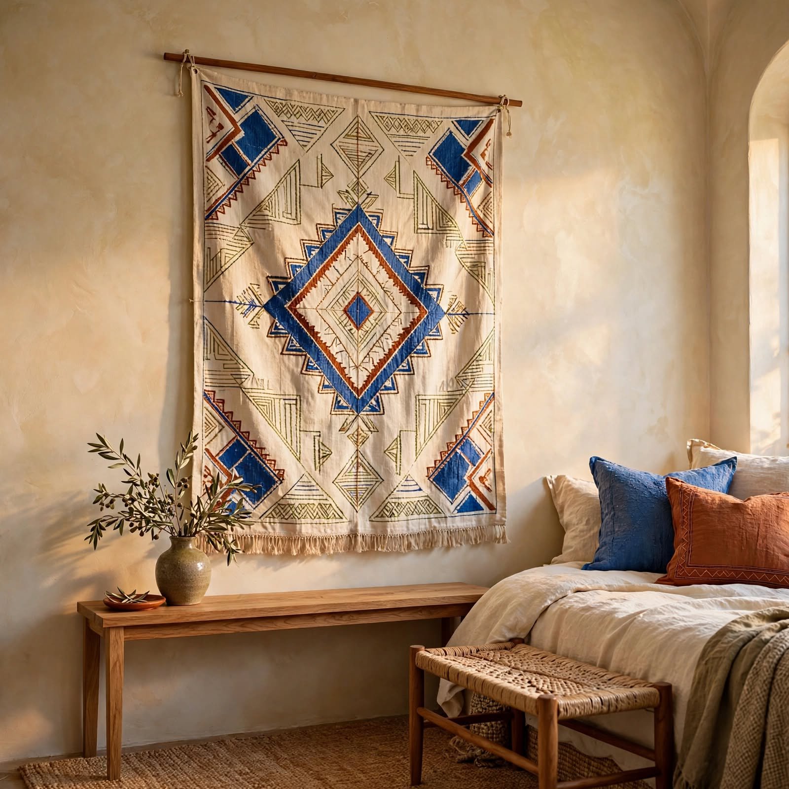 6. Fabric Banner Wall Flag for Room Wall Decor