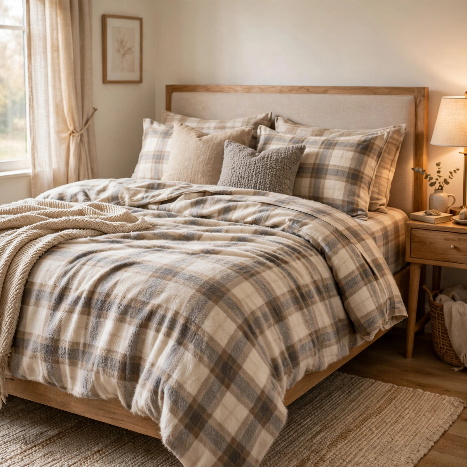 3. Flannel Sheet Set for Cozy Bedroom