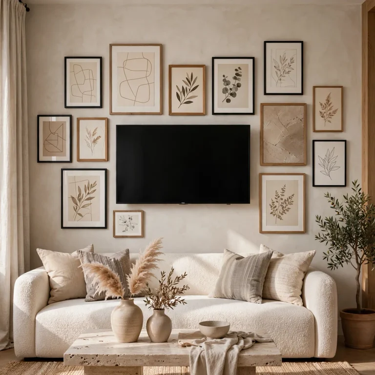 living room tv wall