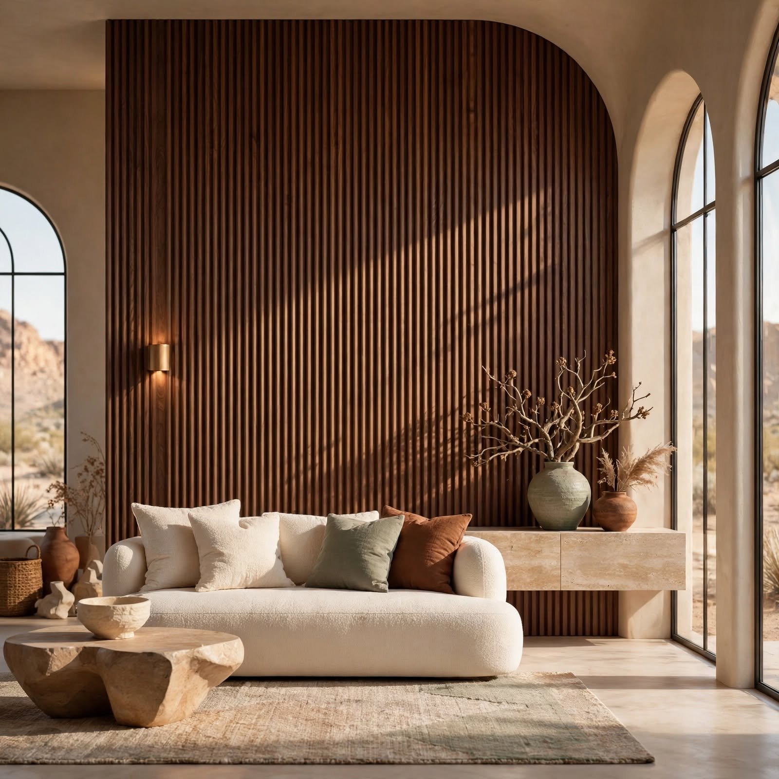 1. Fluted Wood Wall Cladding for Wall Decor Ideas