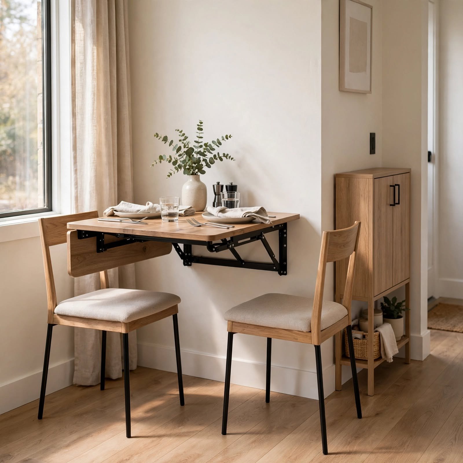 9. Foldable Dining Table for Apartment