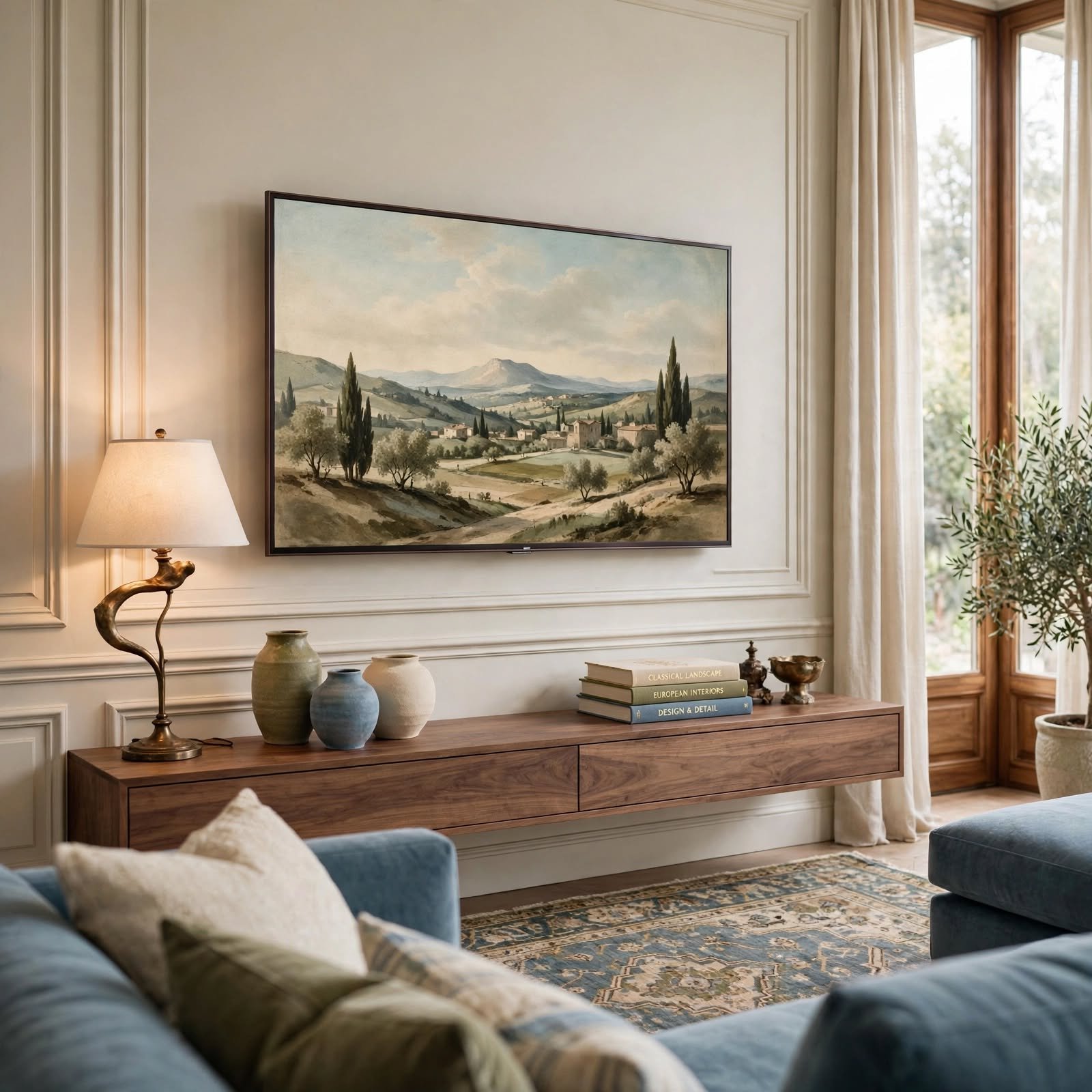2. Frame TV Art Mode Styling for TV Wall Decor