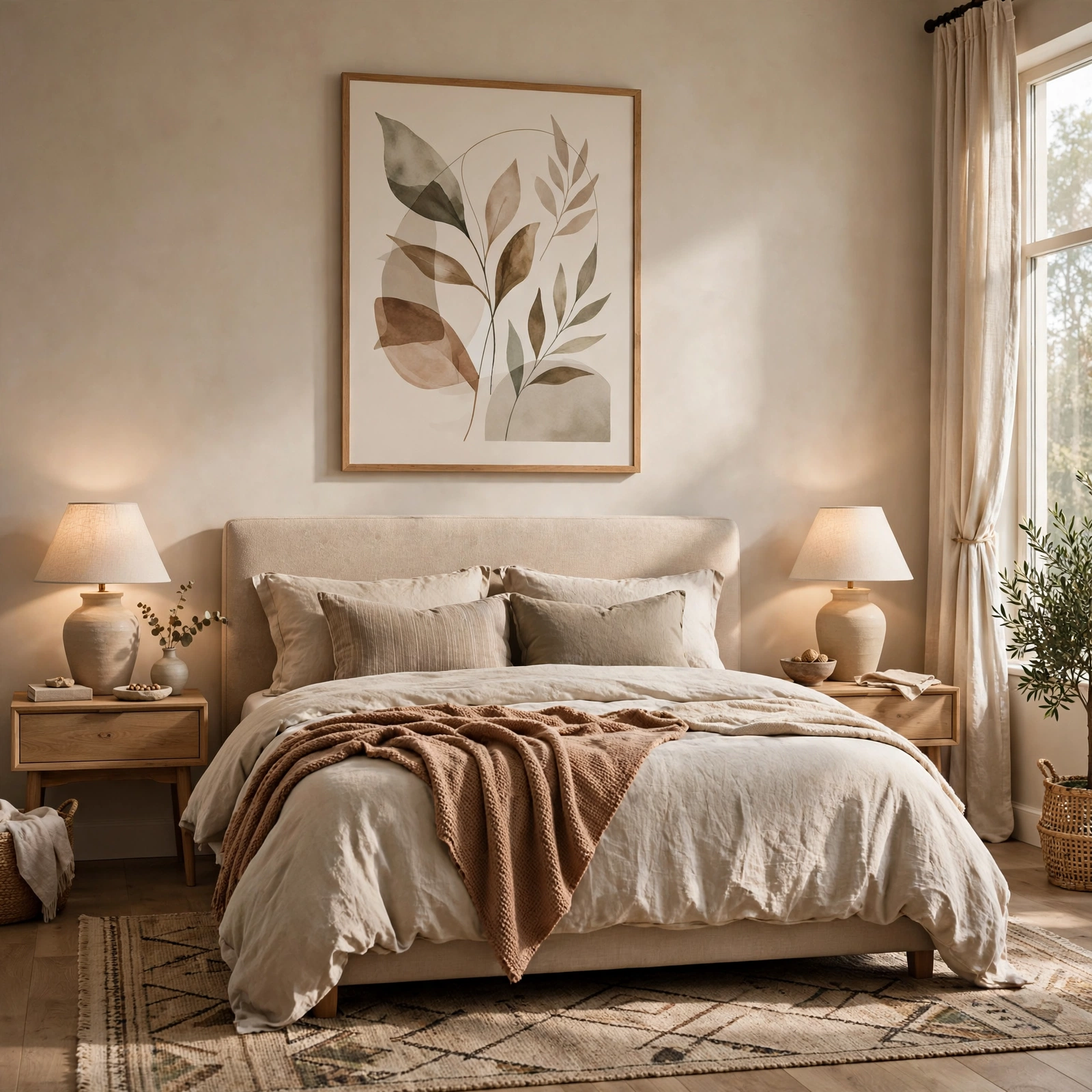 1. Framed Poster Print for Wall Decor Bedroom