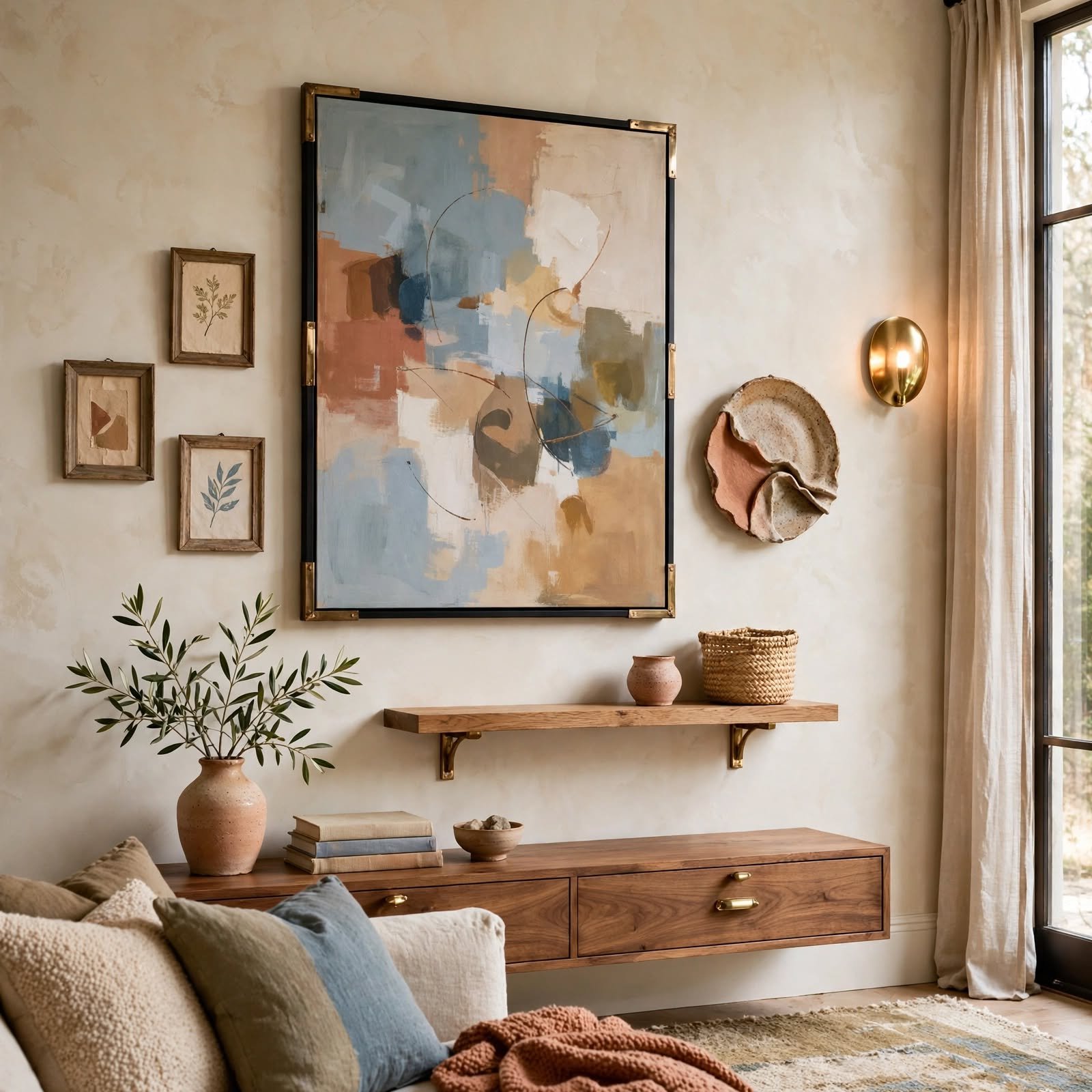 6. High-Low Design Mixing for Wall Decor Design