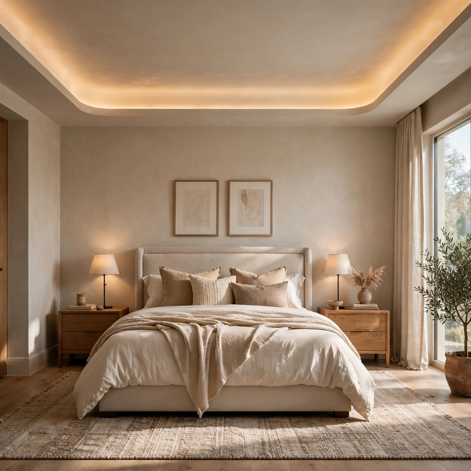 13. Indirect Cove Lighting for Bedroom Design Ideas
