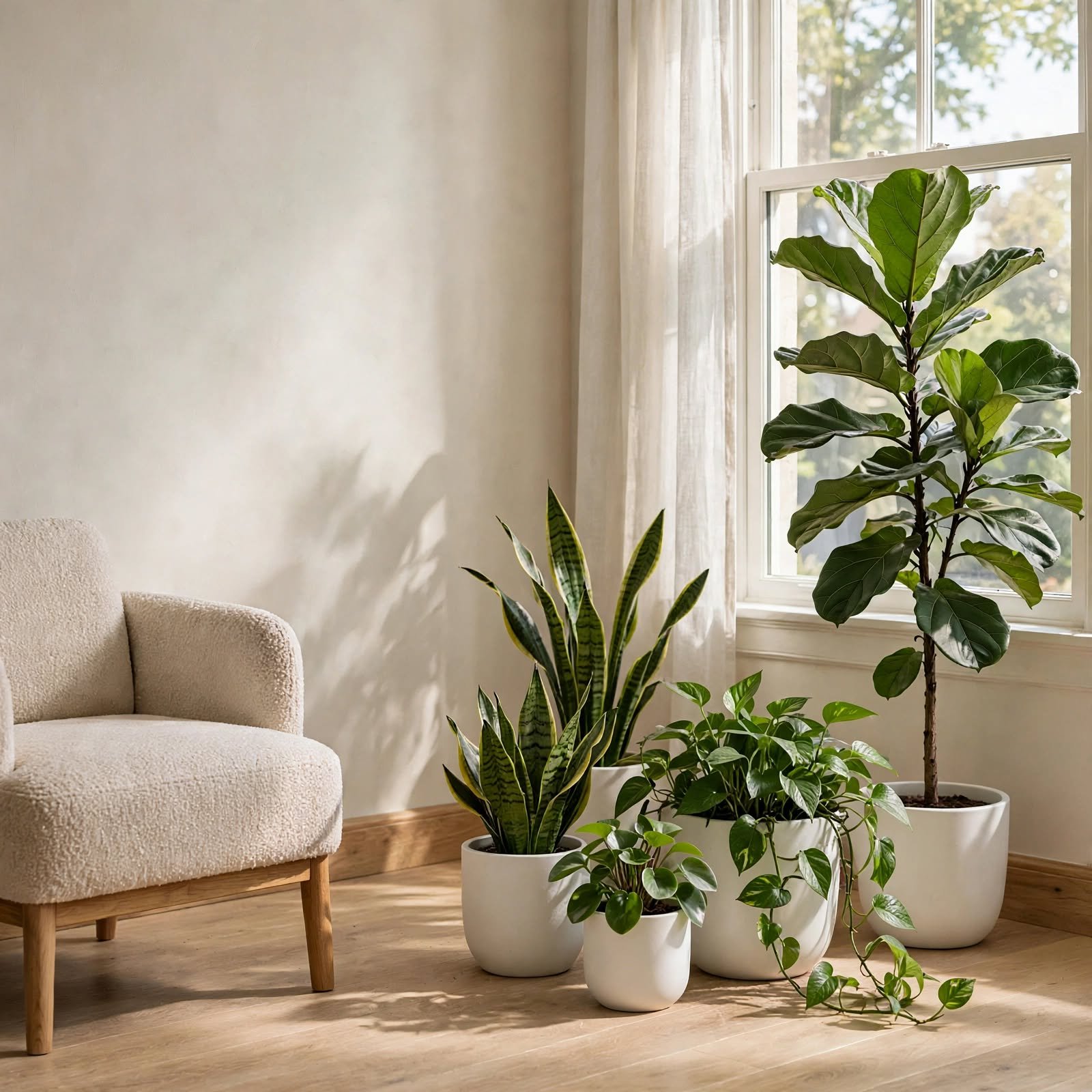 8. Indoor Plant Corner for Apartment Inspiration
