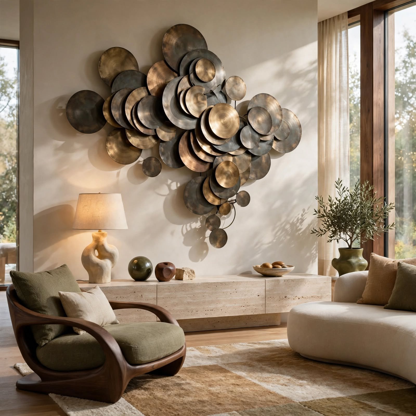 12. Kinetic Wall Sculpture for Wall Decor