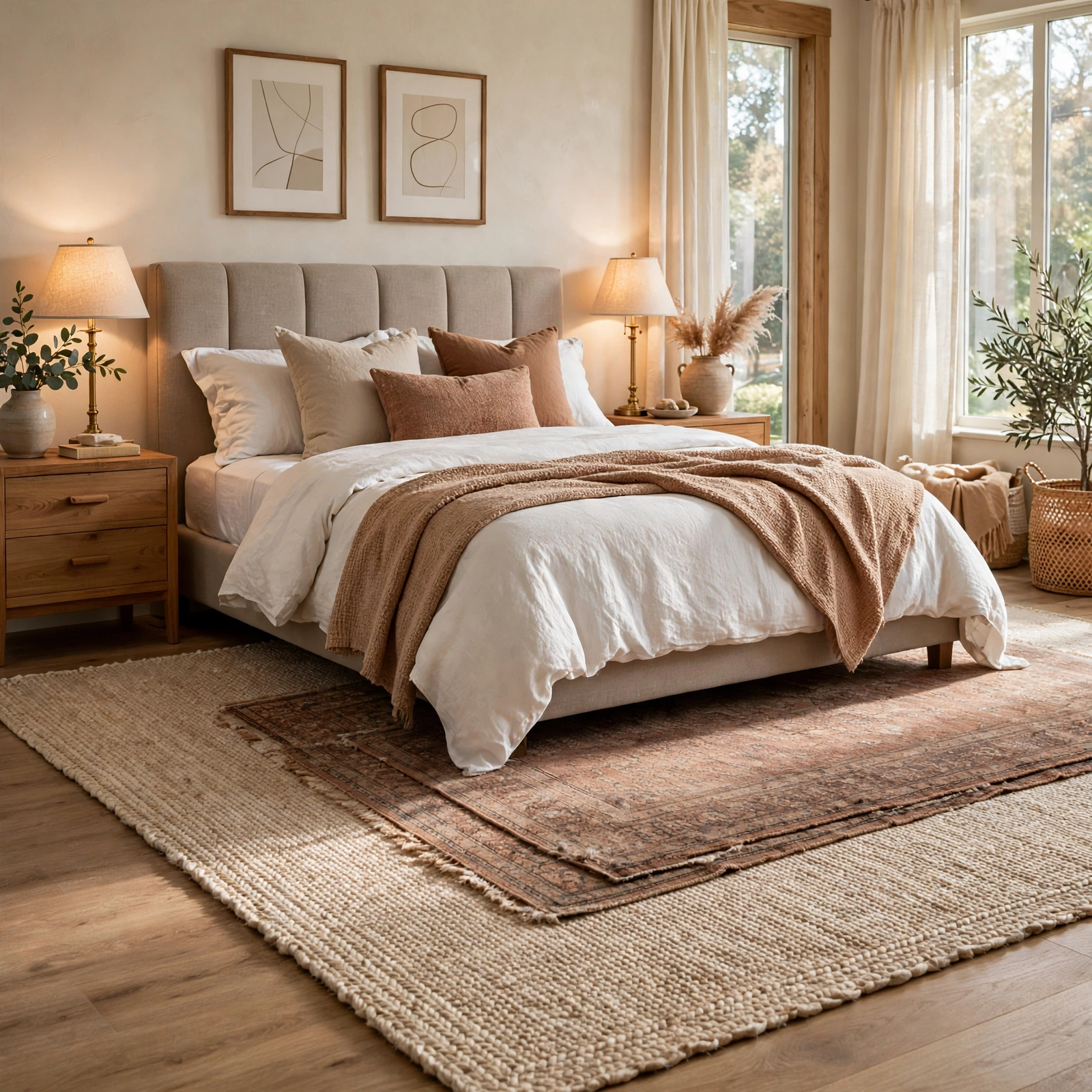 Layered Area Rugs
