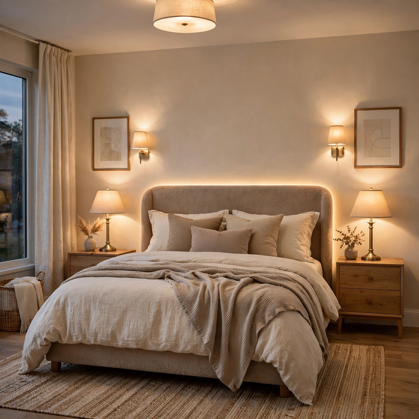 4. Layered Lighting Plan for Bedroom Design Ideas