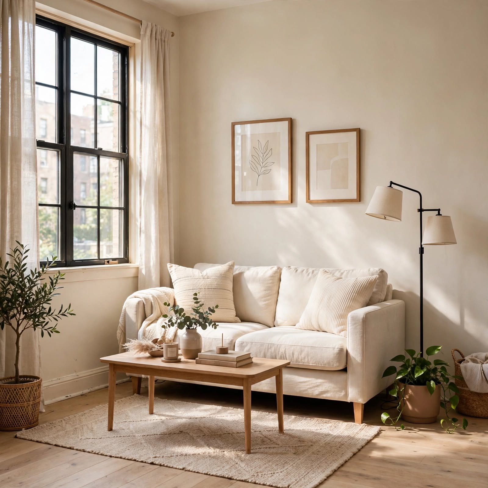 2. Light Reflective Paint Finish for Small Apartment Decorating