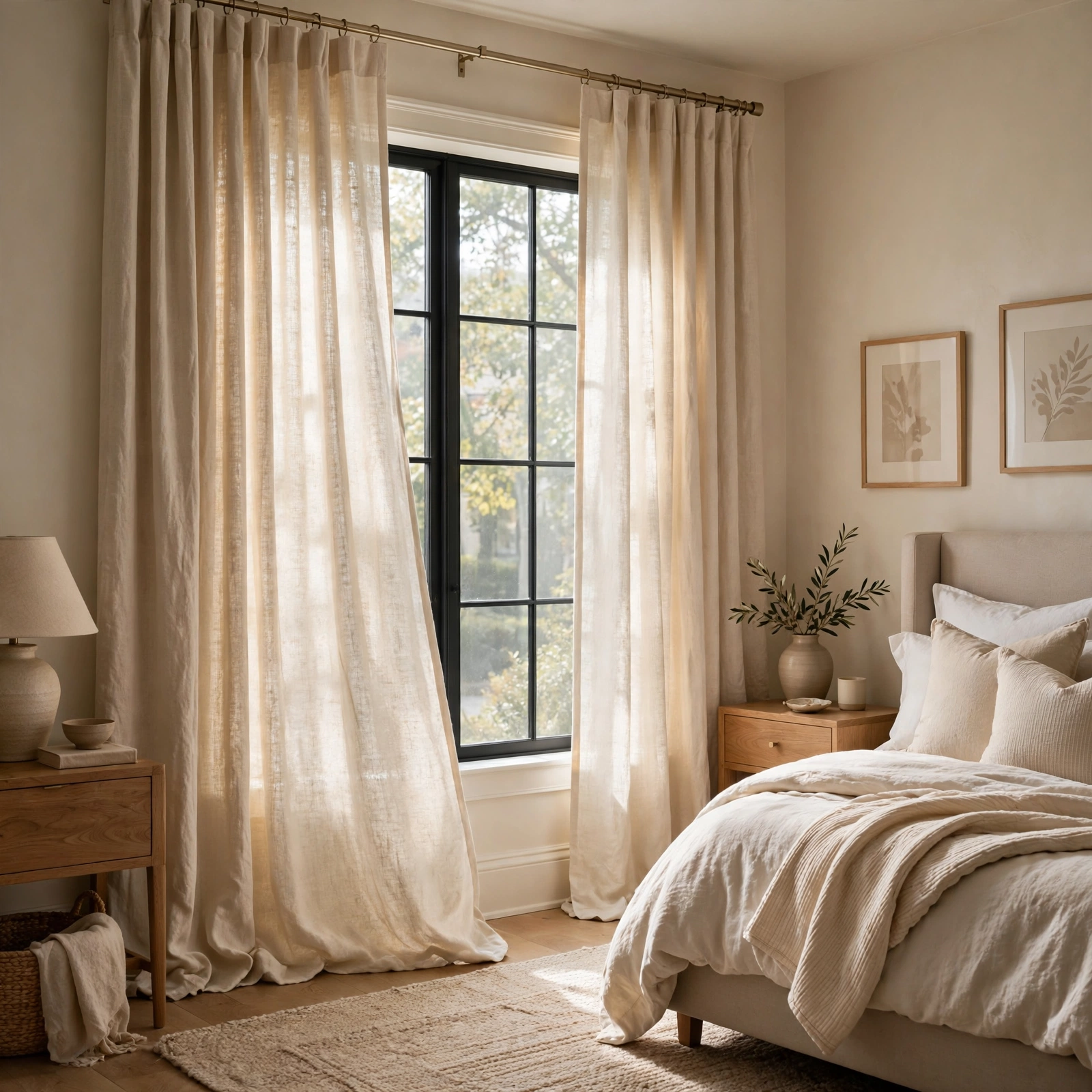 Linen Drapery Panels