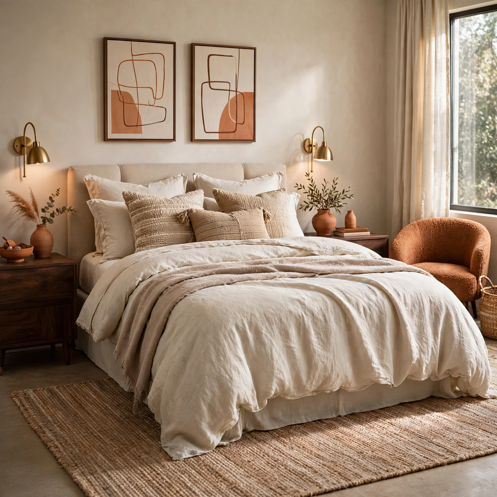7. Linen Duvet Set for Room Decor Bedroom