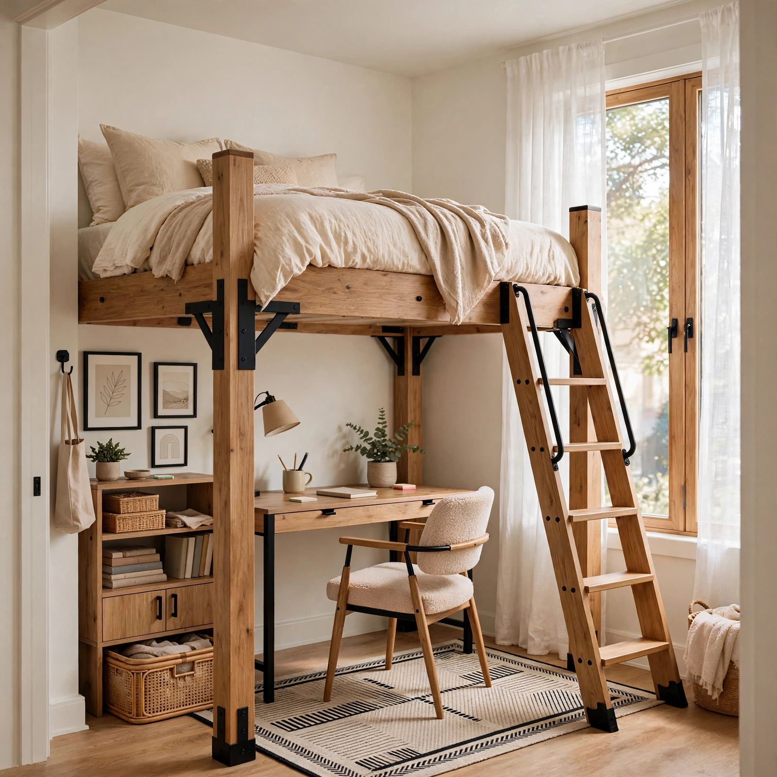 Loft Bed Configuration for Small Bedroom