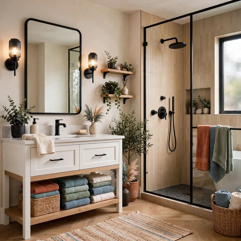 japandi bathroom