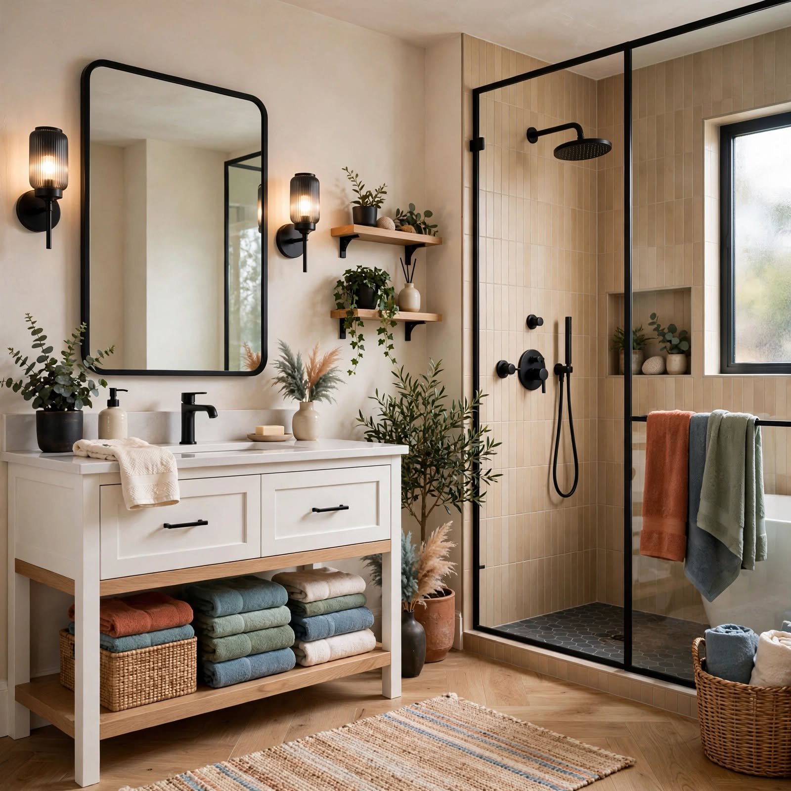 japandi bathroom