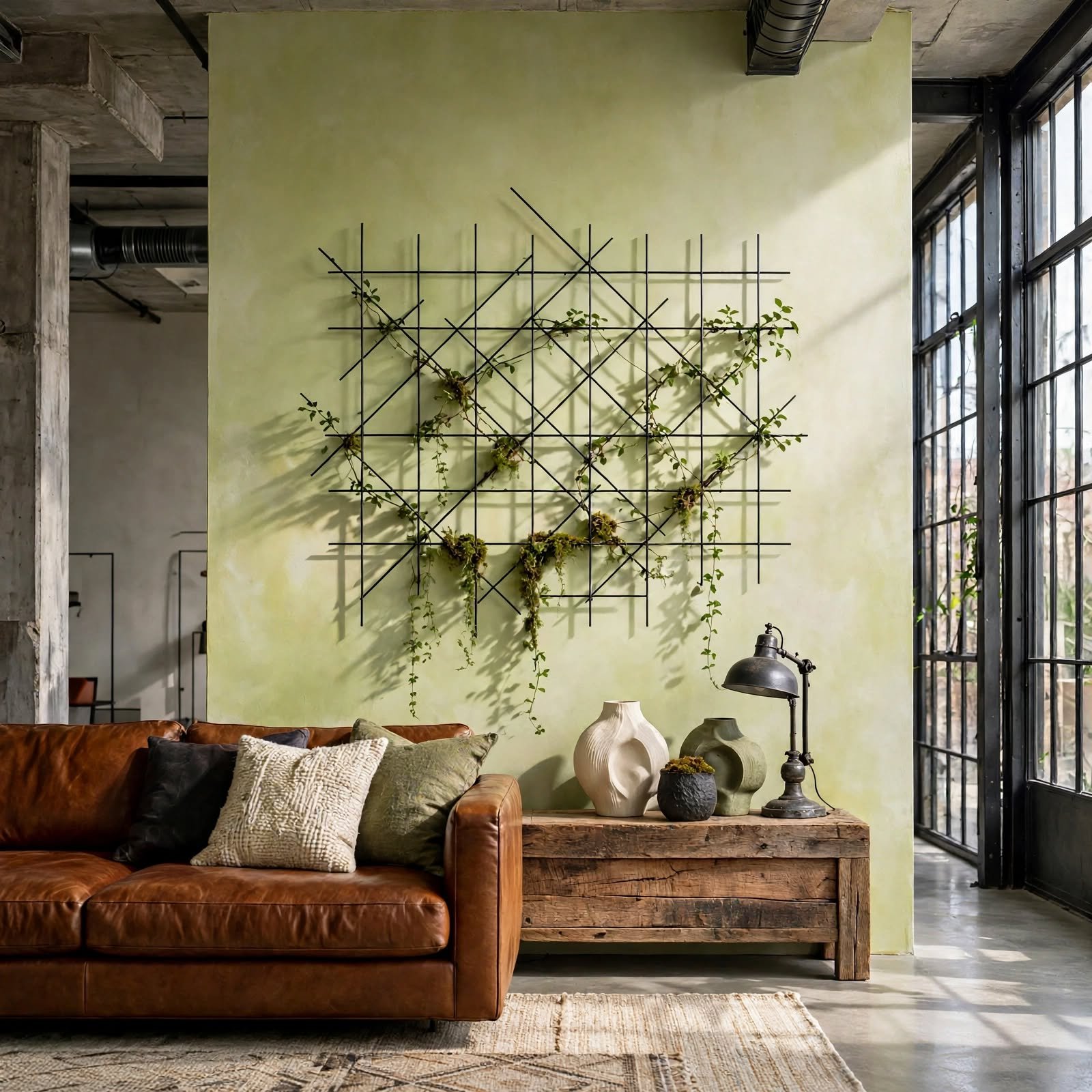 15. Metal Wire Wall Trellis for Wall Decor Ideas