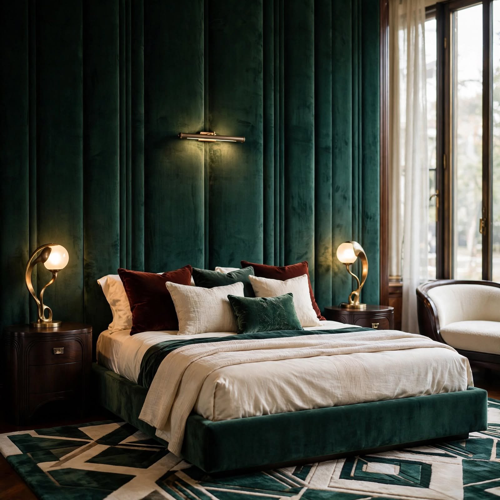 9. Moody Velvet Wall Panel for Aesthetic Wall Decor