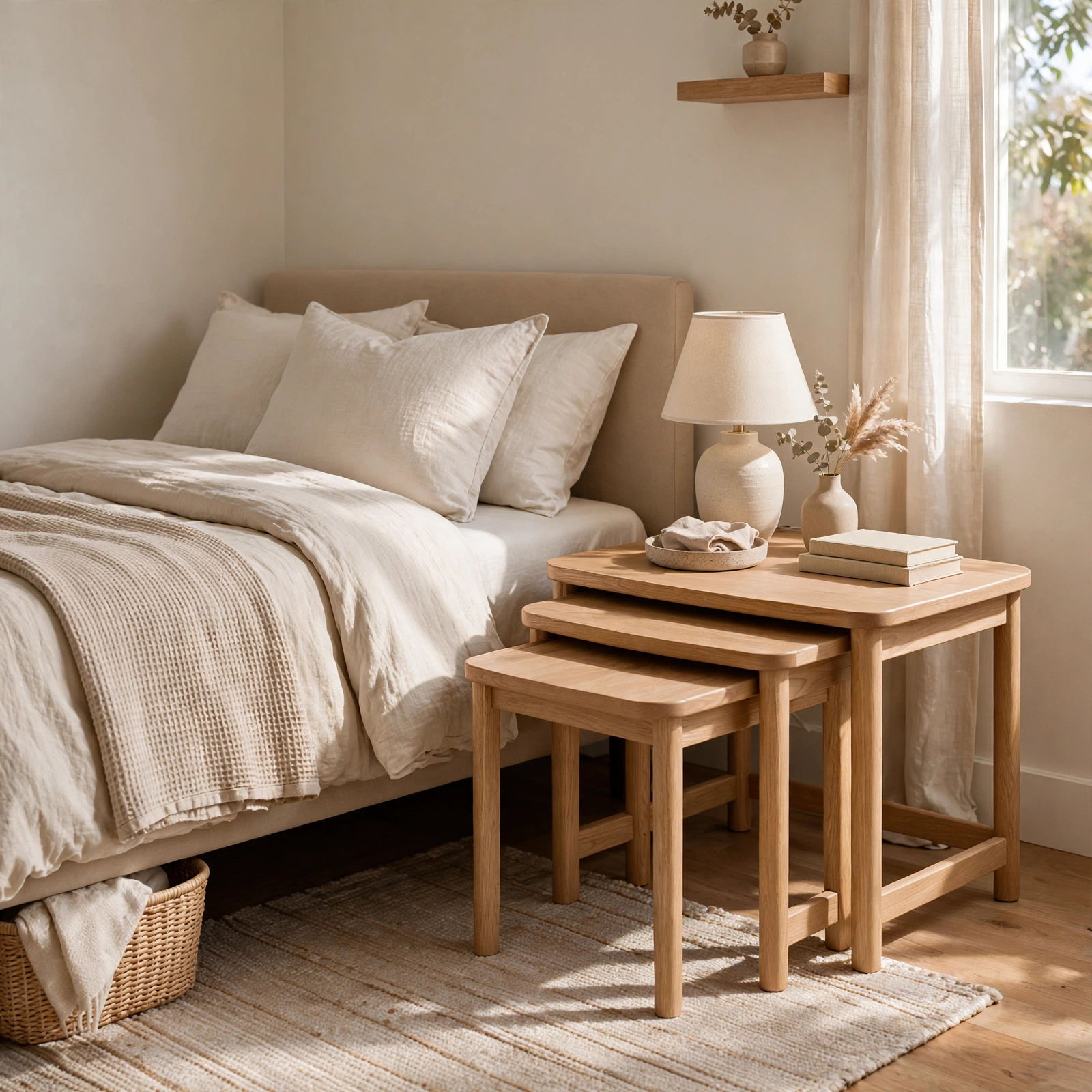 3. Nesting Side Tables for Small Rooms