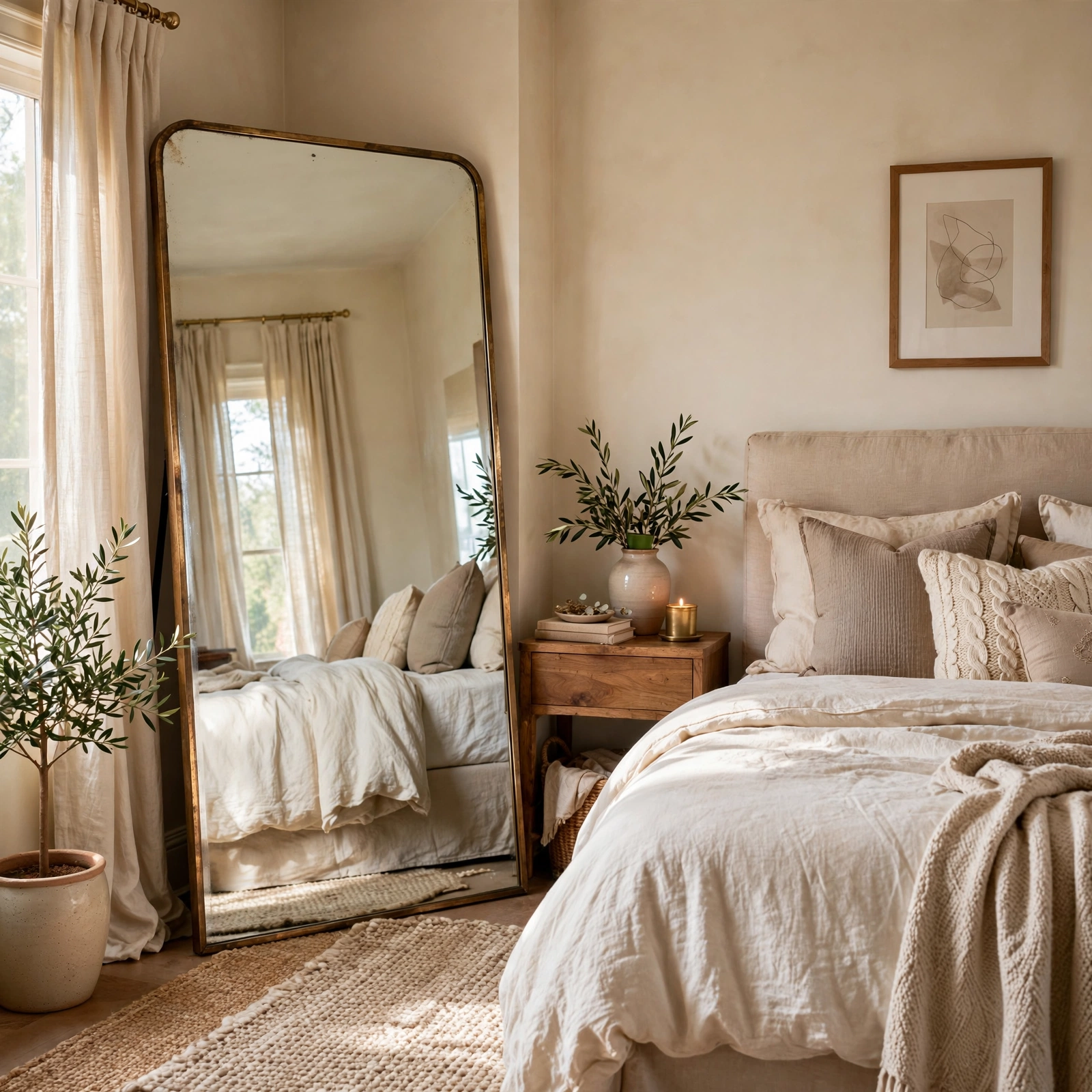 Oversized Floor Mirror