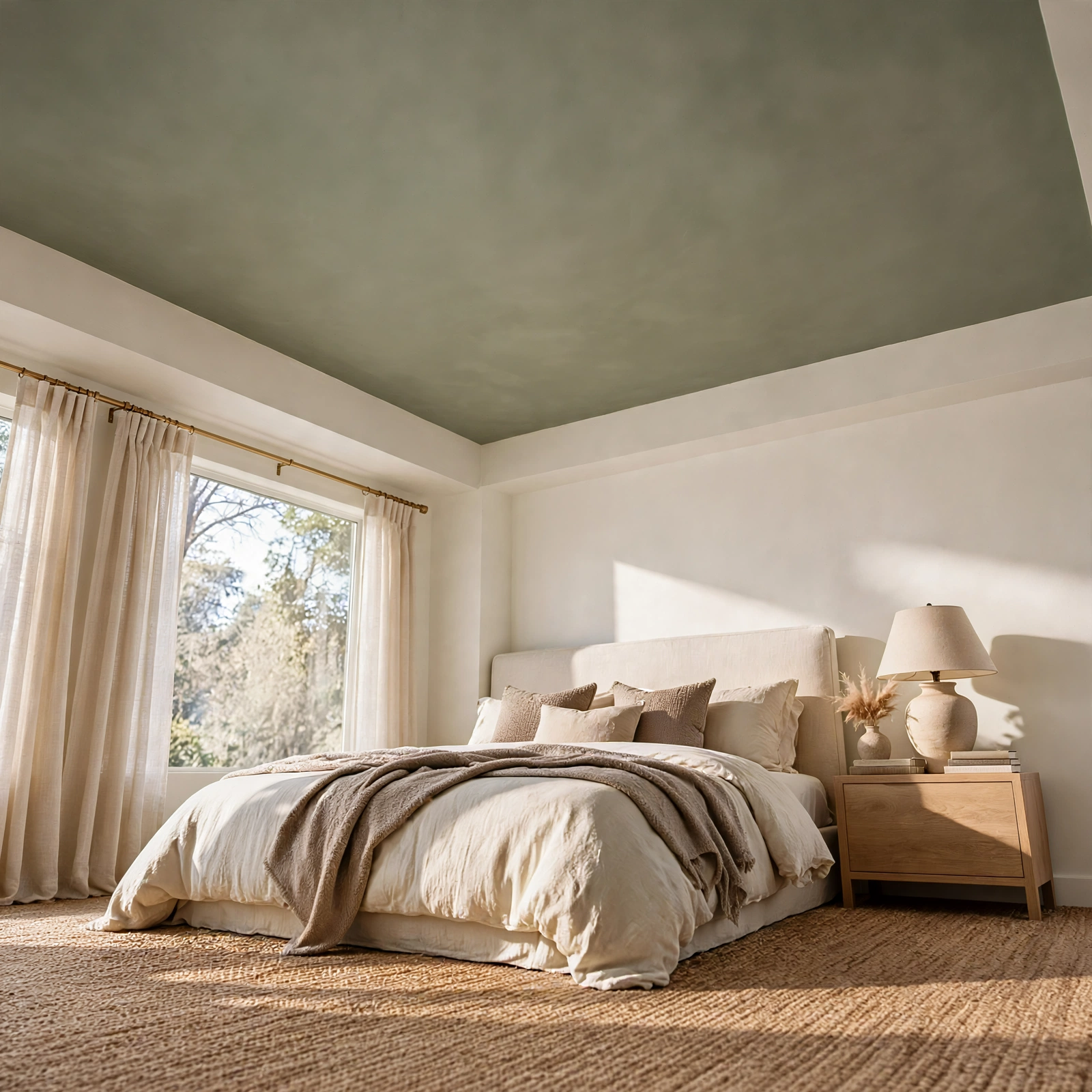 17. Painted Ceiling Accent