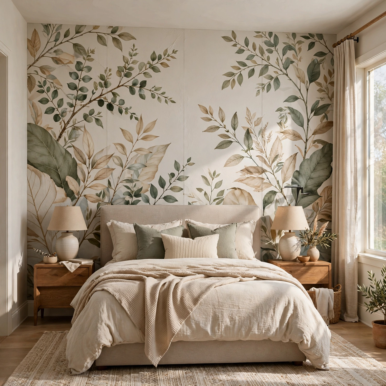 7. Peel-and-Stick Wallpaper Mural for Wall Decor Bedroom