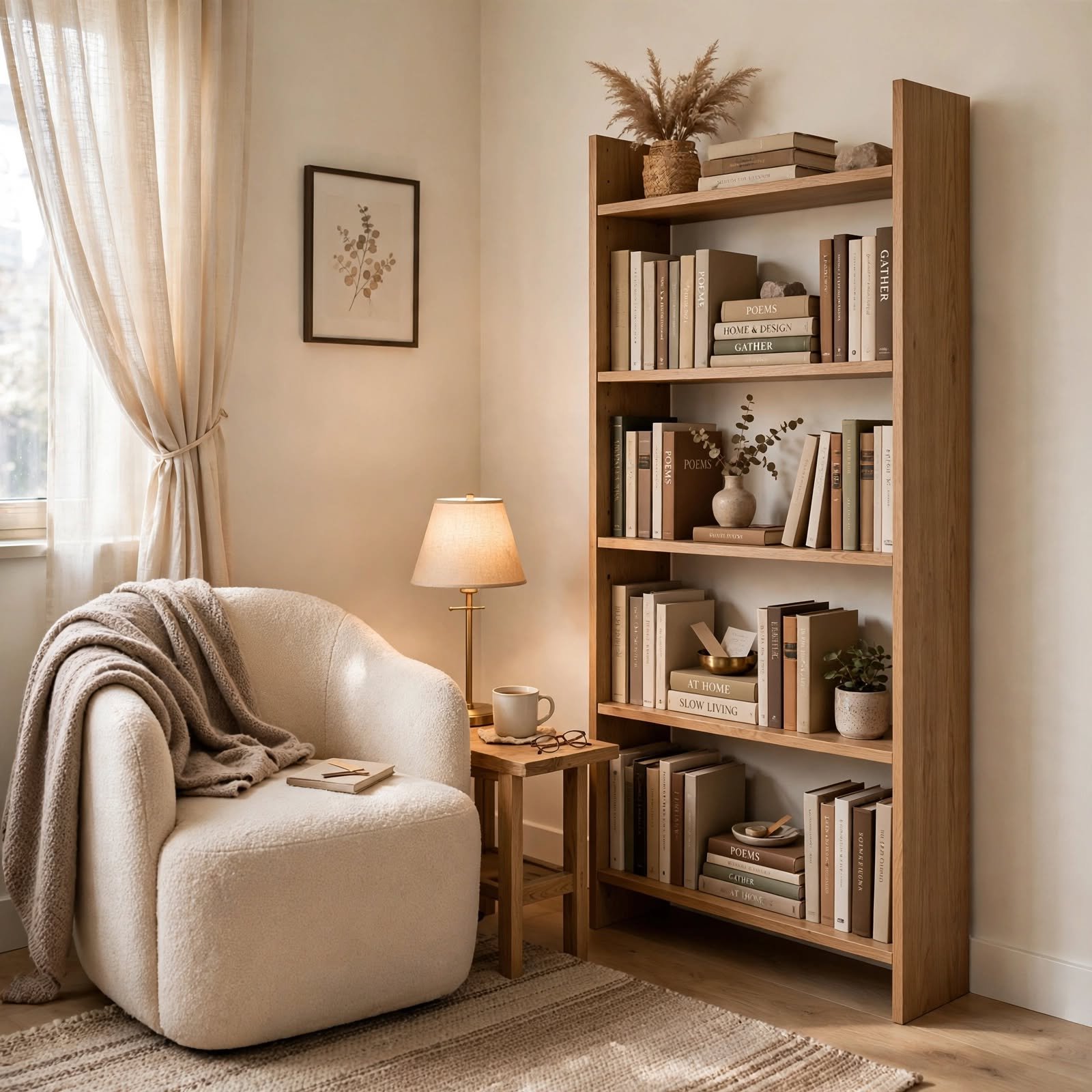 15. Personal Library Corner for Apartment Ideas