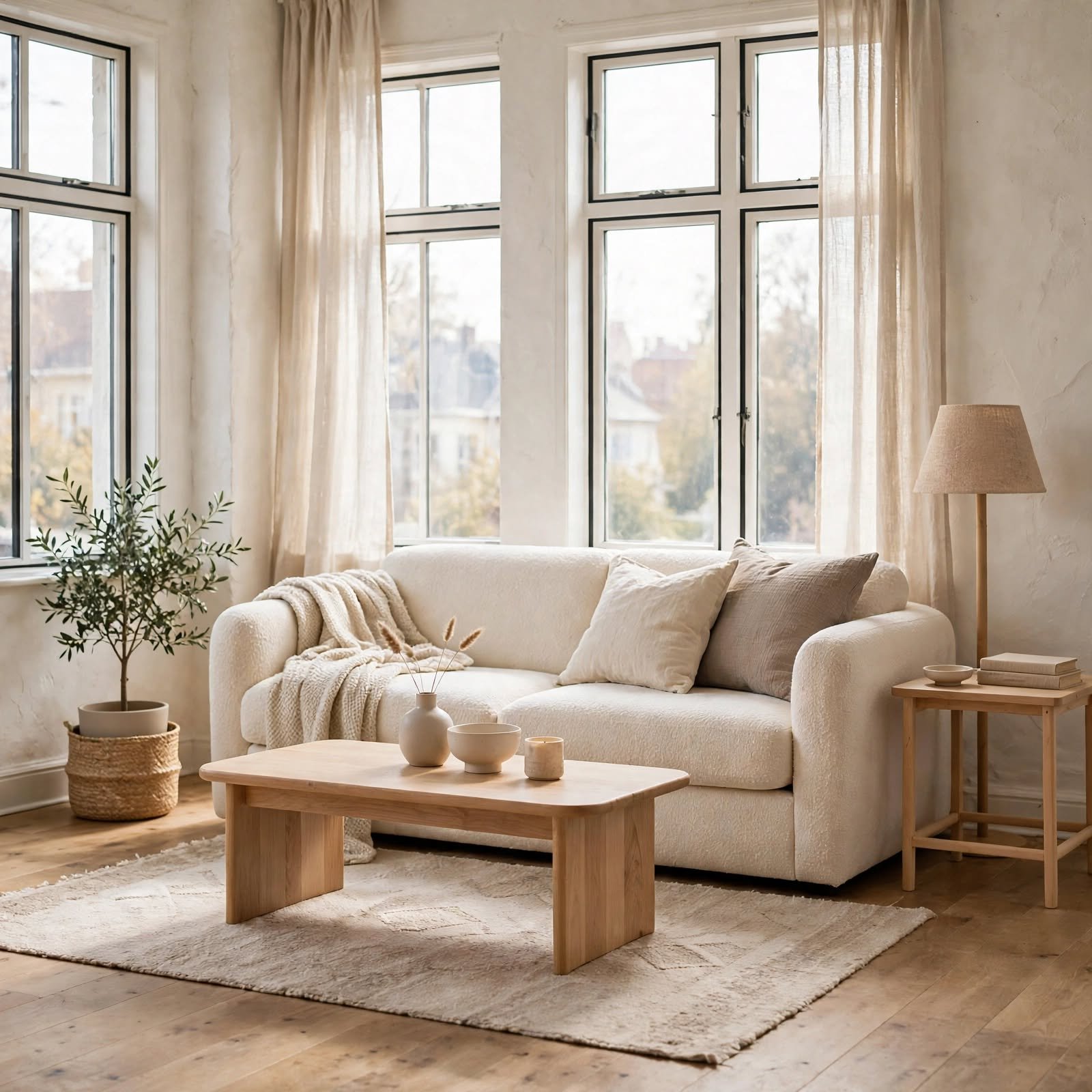 10. Scandinavian Neutral Base for Apartment Aesthetic