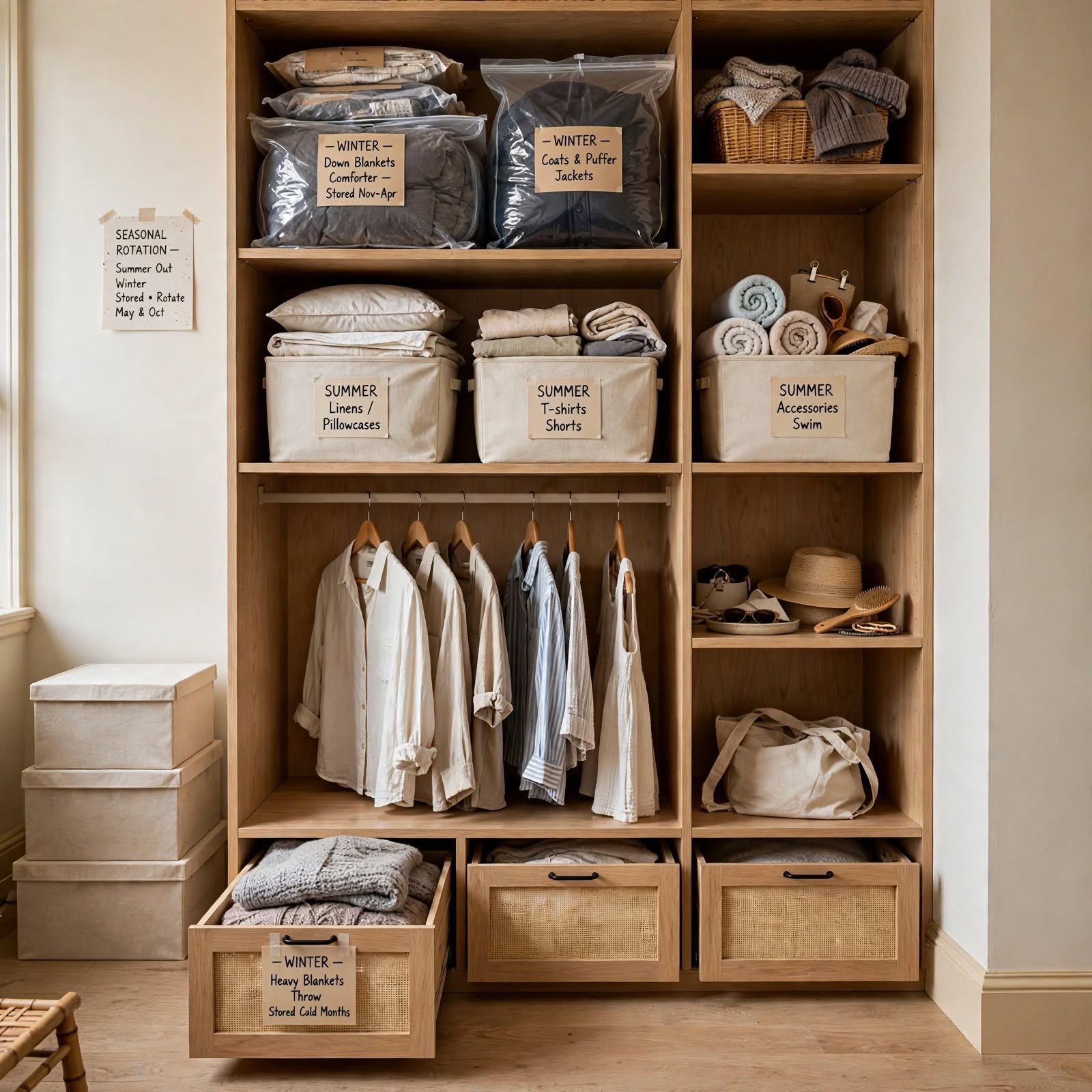 14. Seasonal Storage Rotation for Apartment Ideas