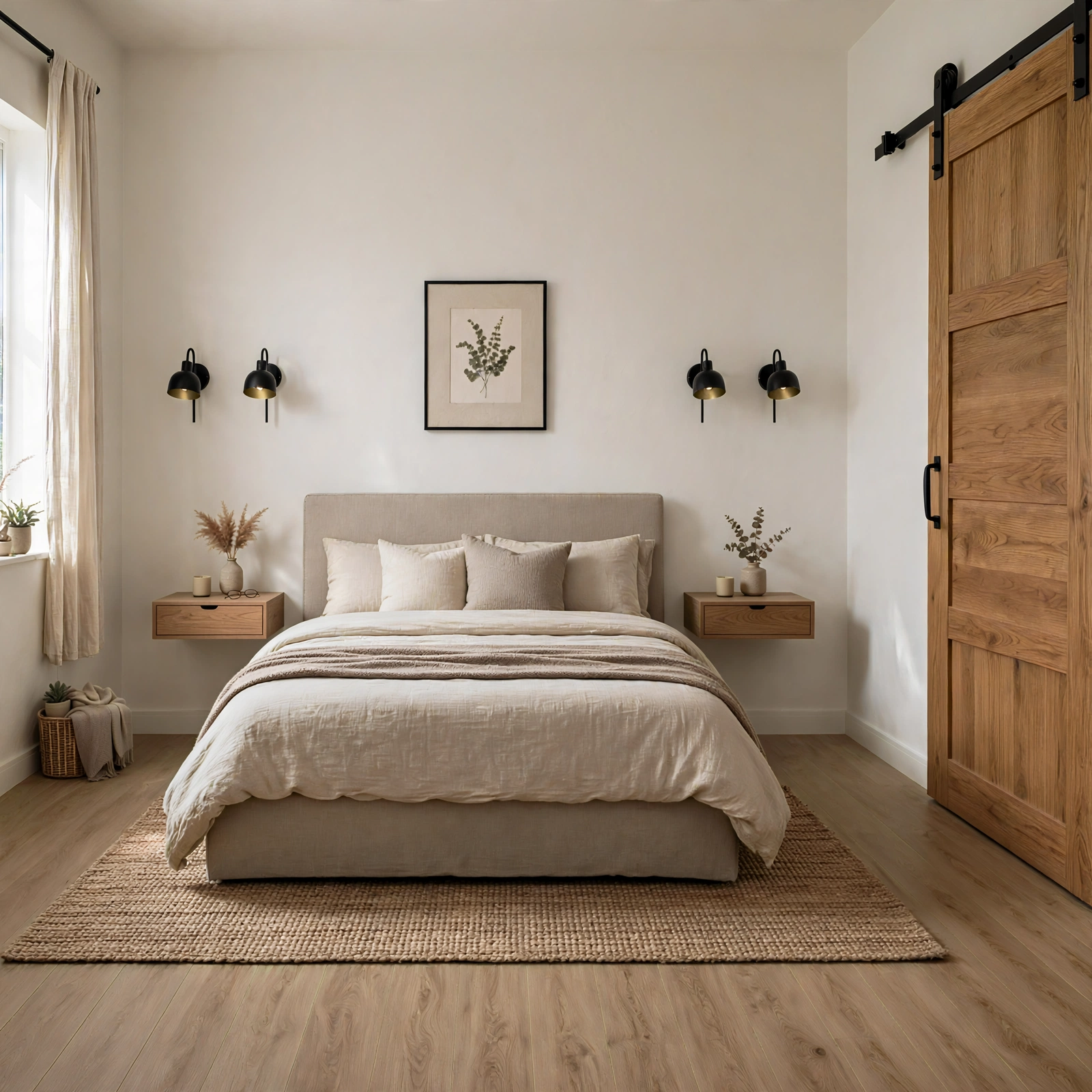 2. Sliding Barn Door for Small Rooms