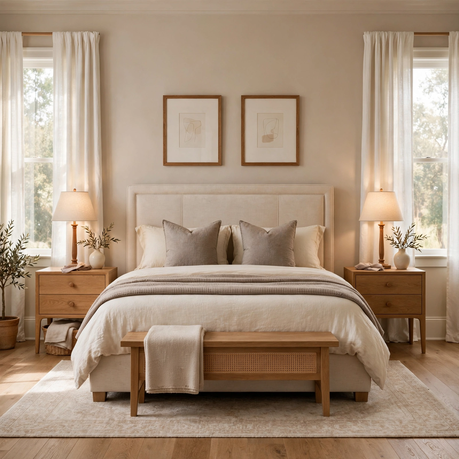 2. Symmetrical Furniture Layout for Bedroom Design Ideas