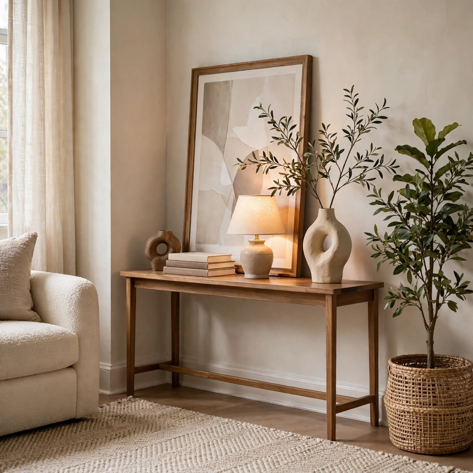 6. Vignette Corner Styling for Apartment Decor Inspiration