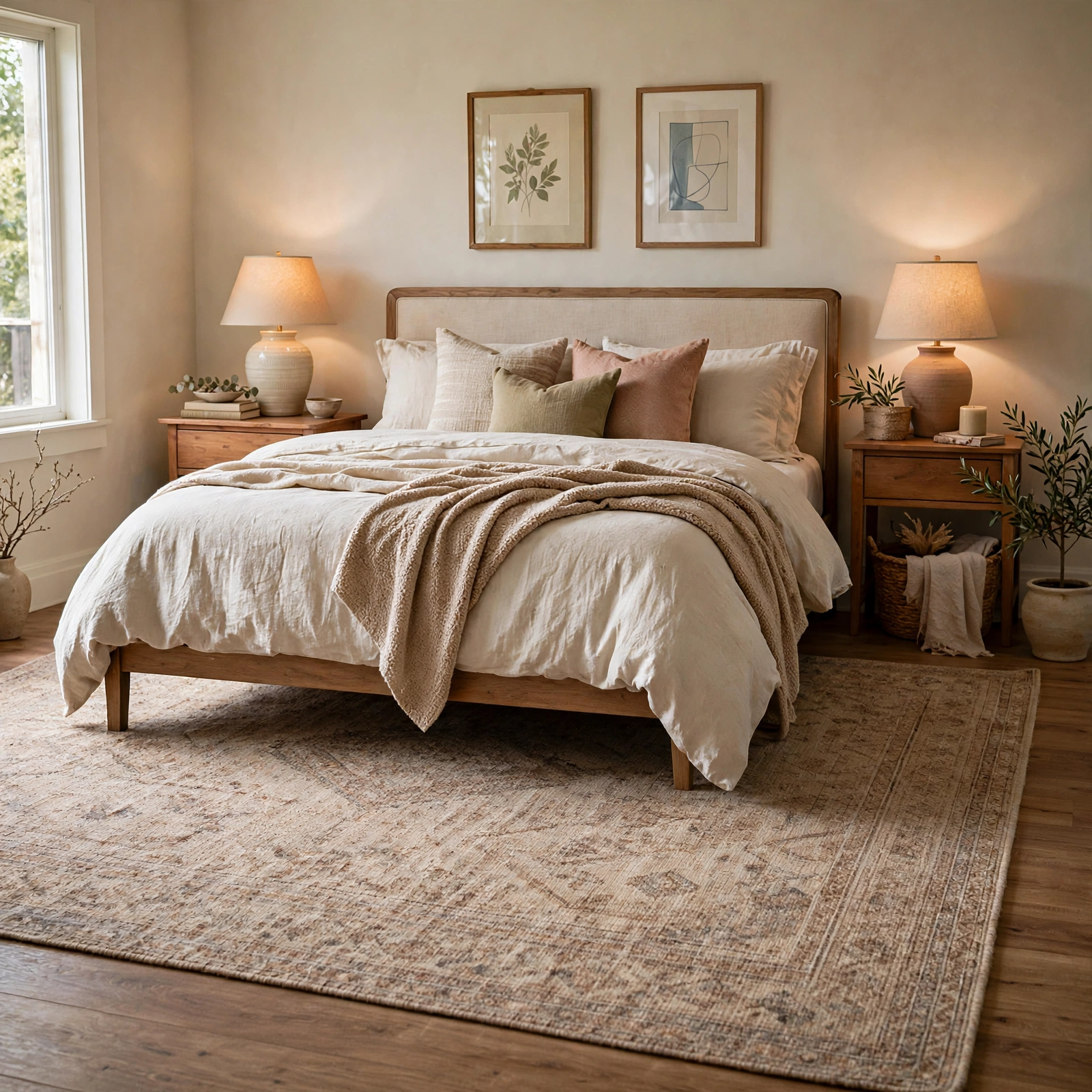 16. Vintage Area Rug for Room Decor Bedroom