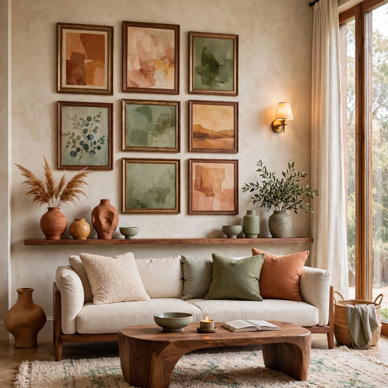 8. Warm-Cool Tone Balancing for Wall Decor Design