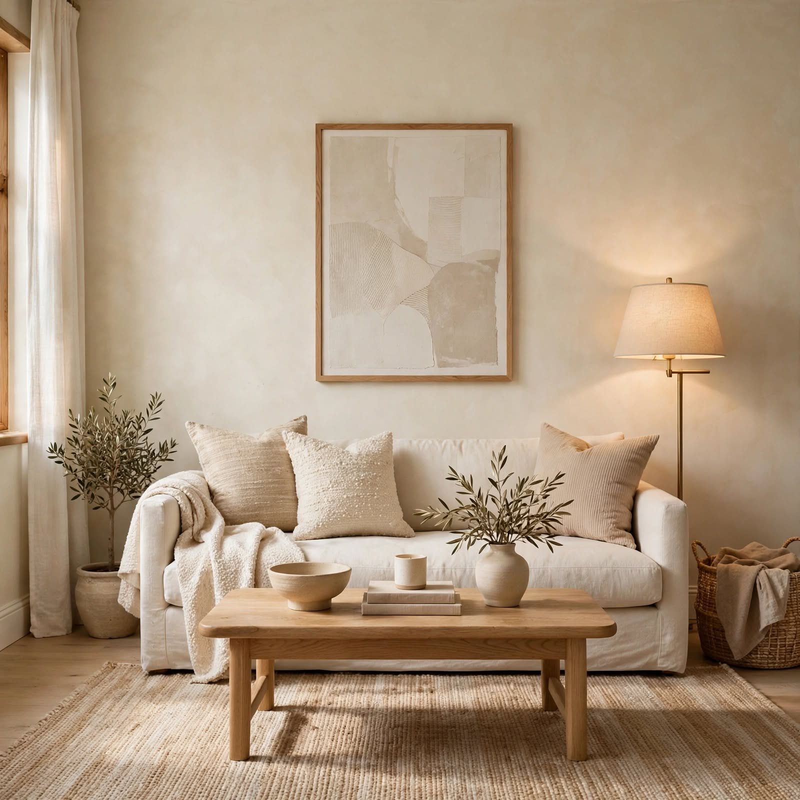 7. Warm Minimalist Palette for Apartment Aesthetic