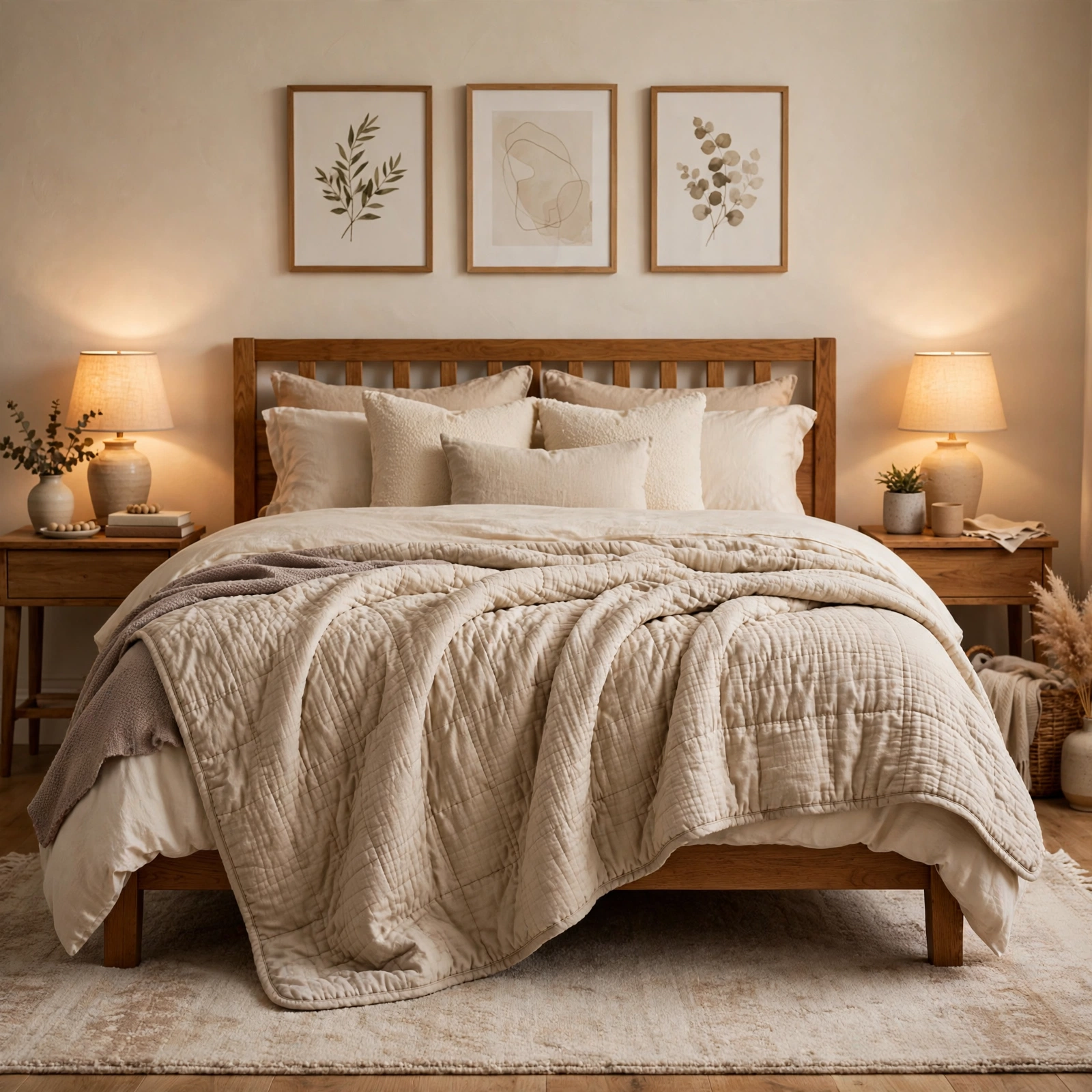 11. Weighted Blanket for Cozy Bedroom