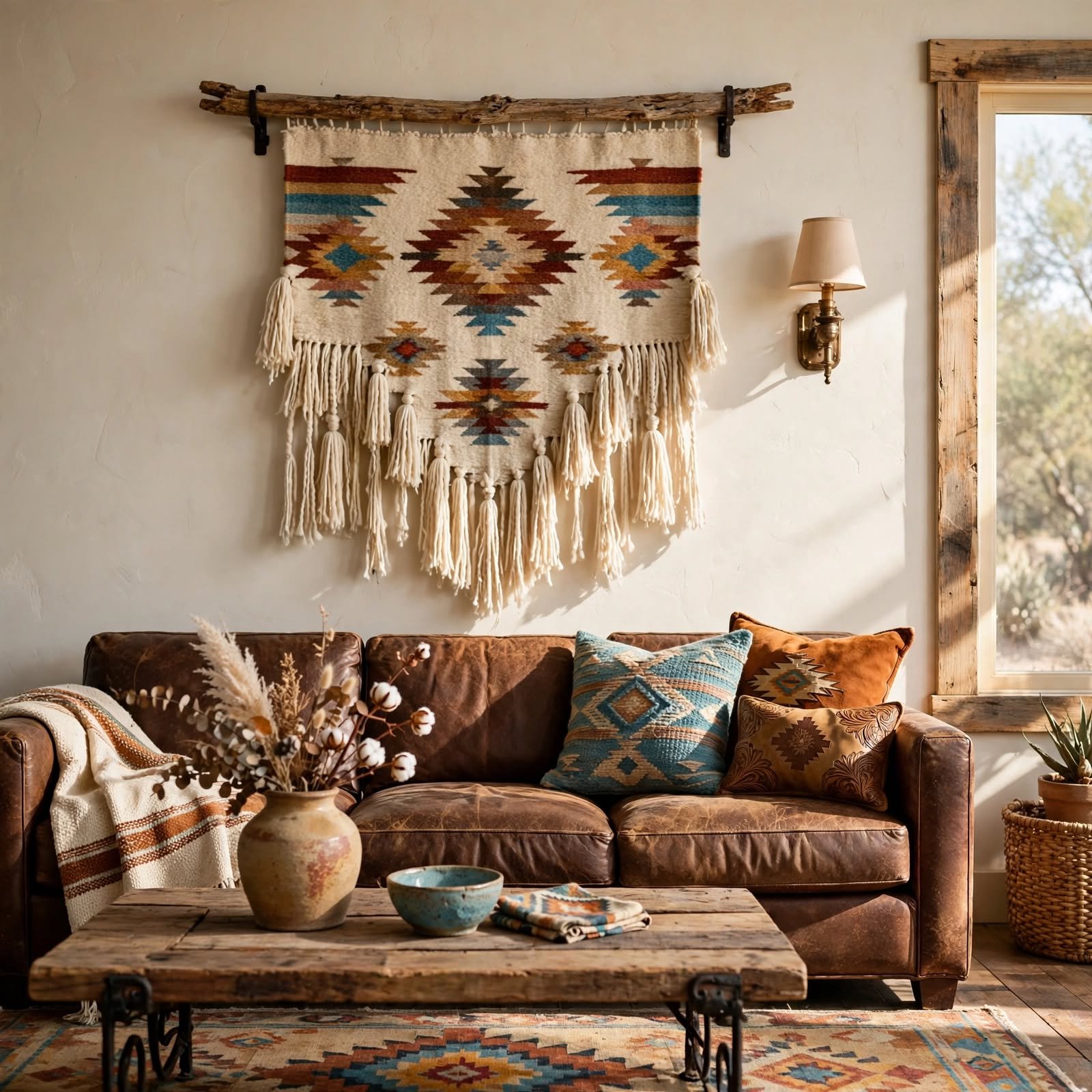 13. Western Aesthetic Fringe Wall Hanging for Aesthetic Wall Decor