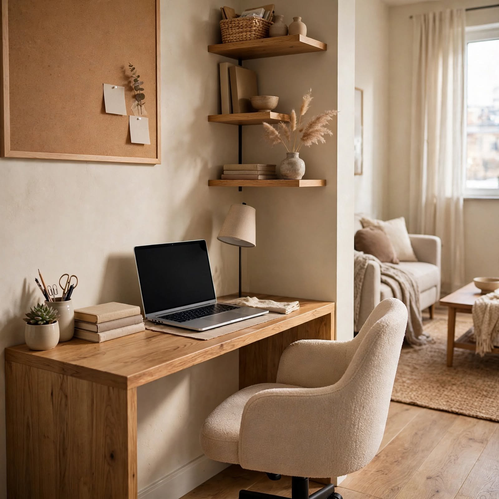1. Work-From-Home Nook for Apartment Ideas