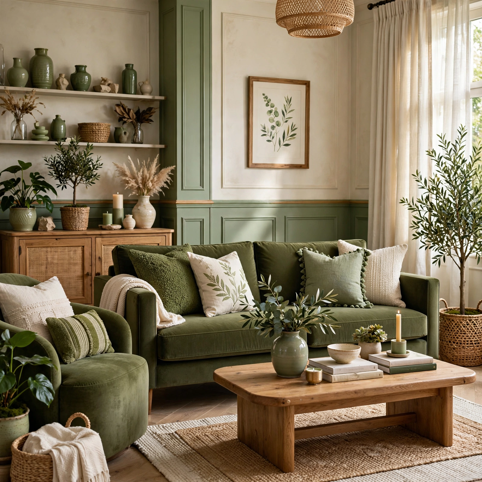 green color palette