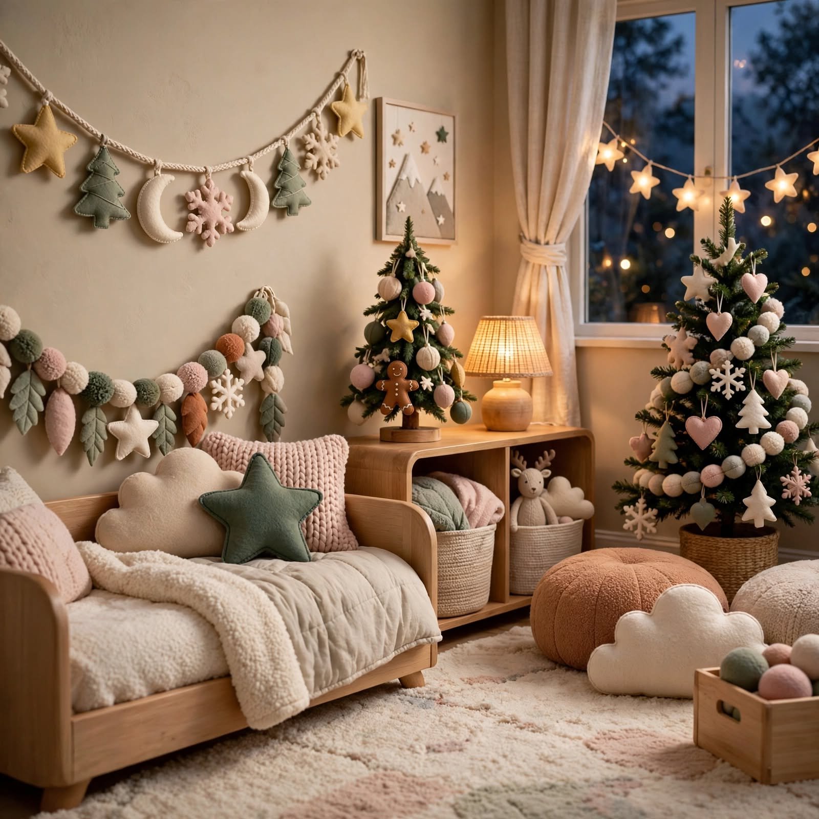 christmas decor ideas bedroom